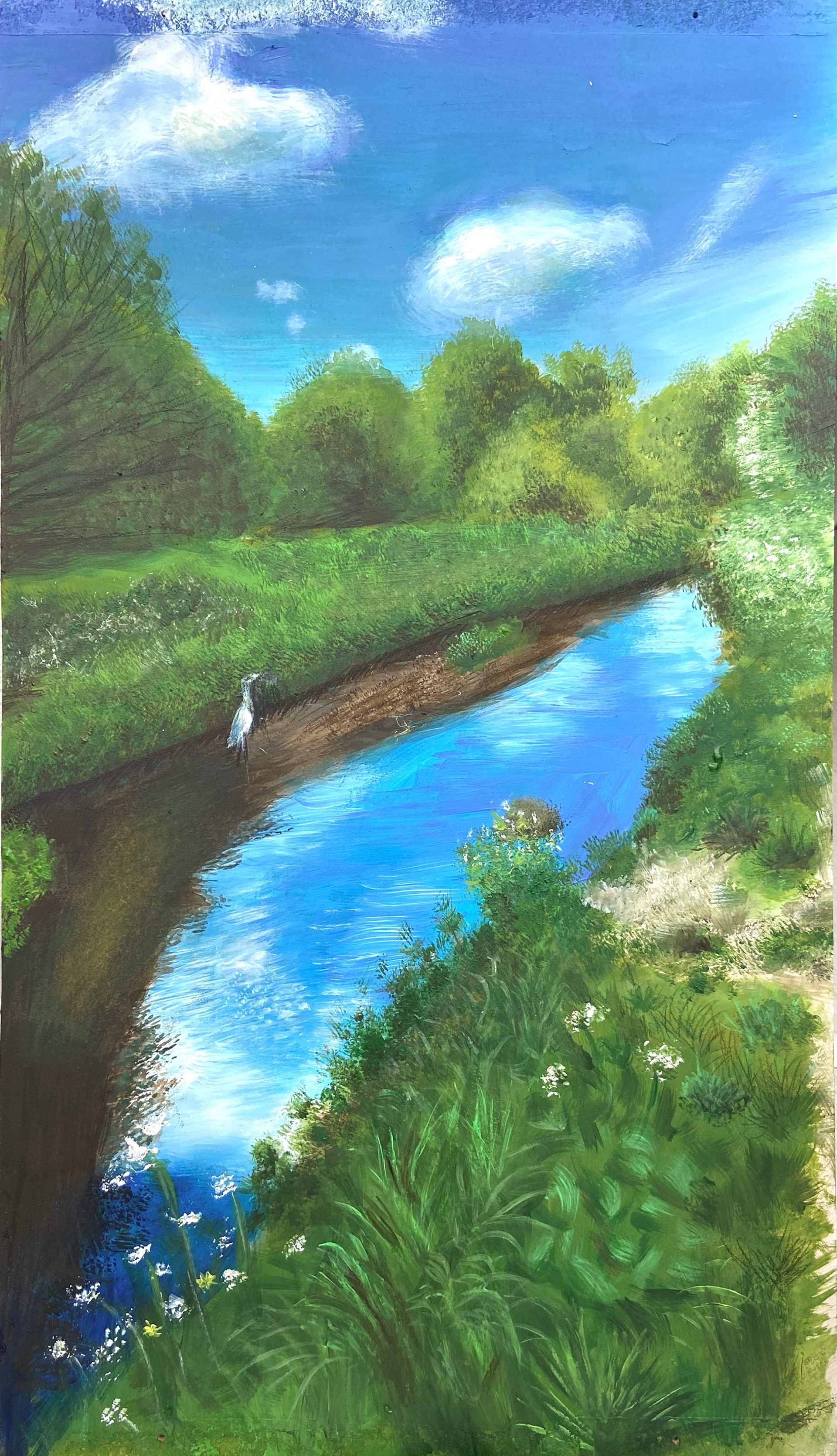 Tranquility, Acrylic on MDF Wood