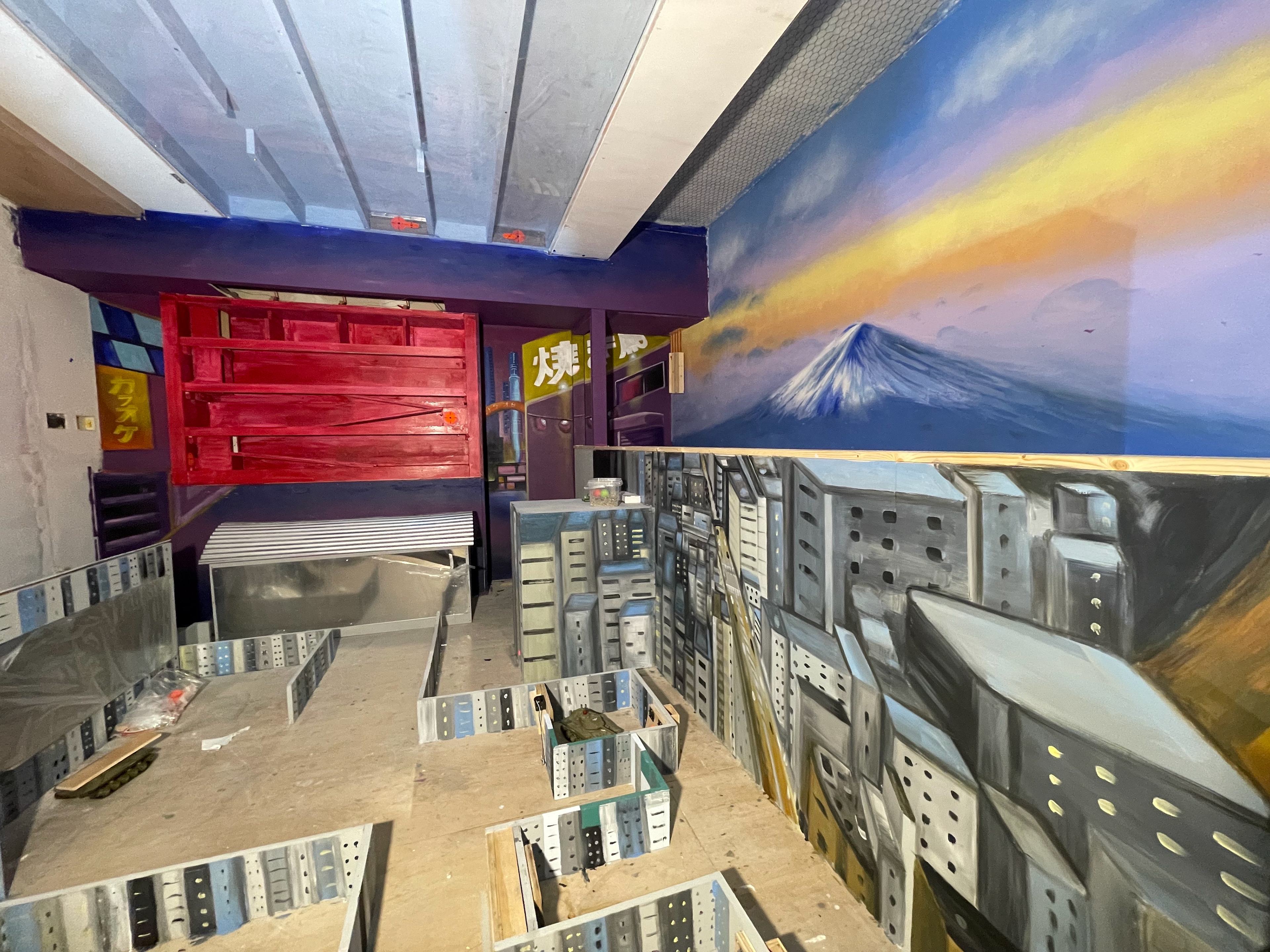 Tokyo Themed Games Room