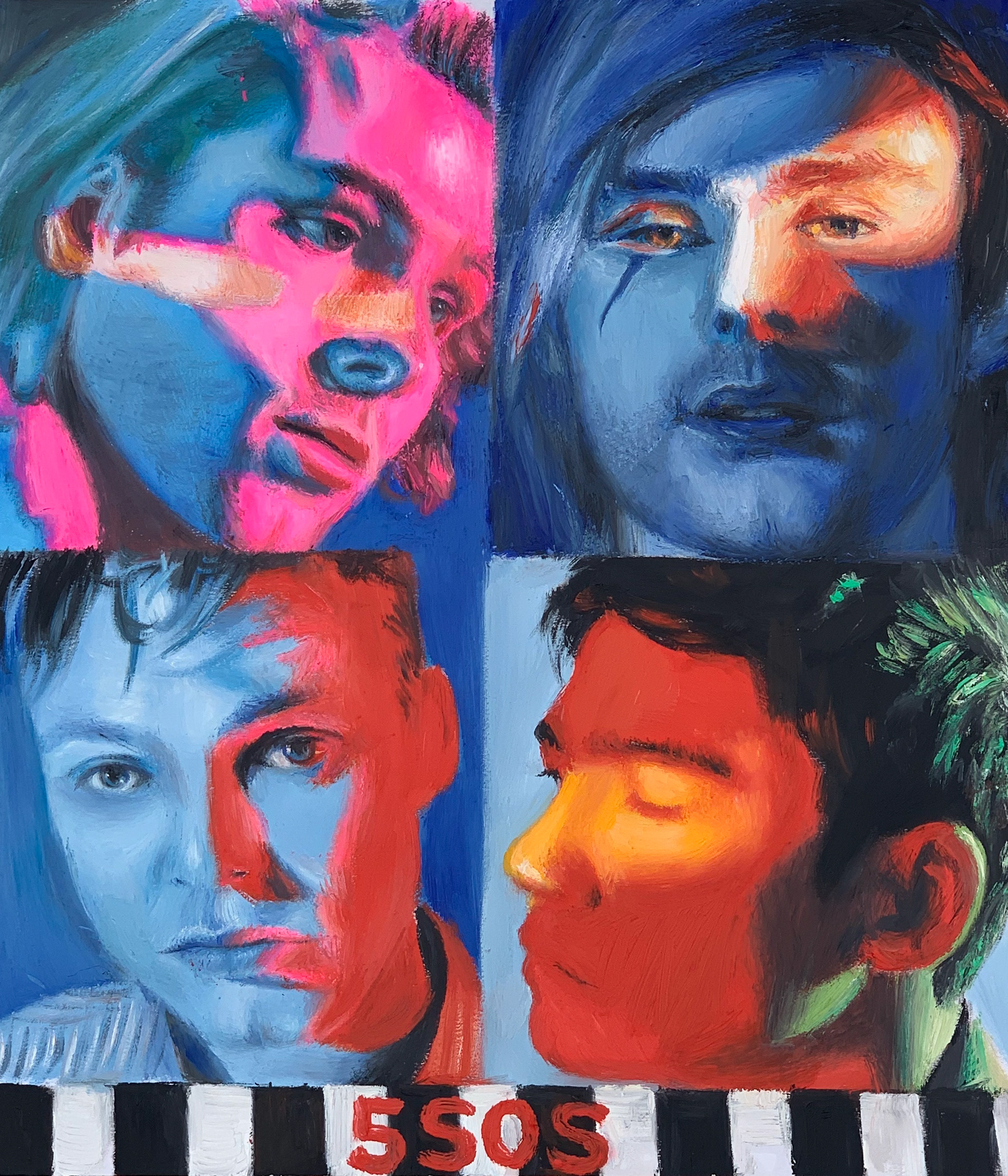 5SOS, A3, Oil, Paper