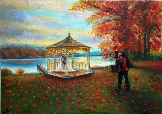 Brides, A3, Acrylic, Canvas Paper