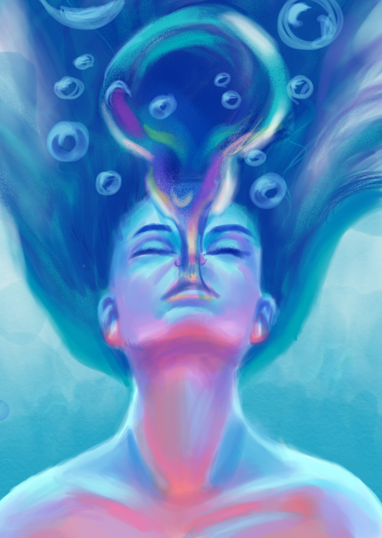 Bubbles, Marker Pen Tool, Adobe Sketch