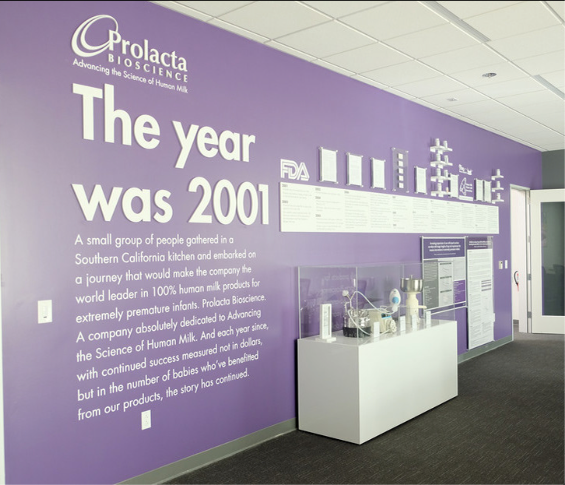 Prolacta Bioscience History Timeline Interior
