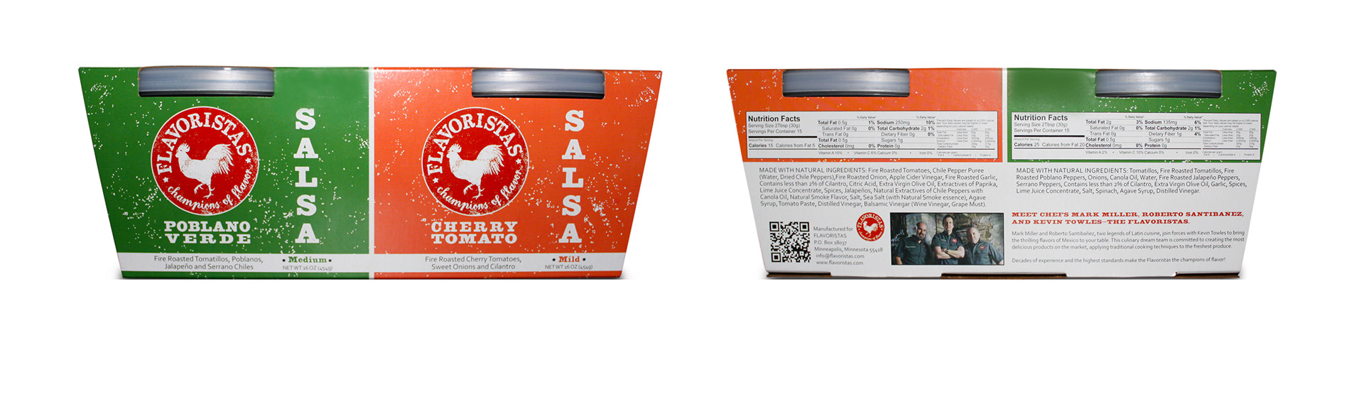 2-pack Flavoristas Salsa Package