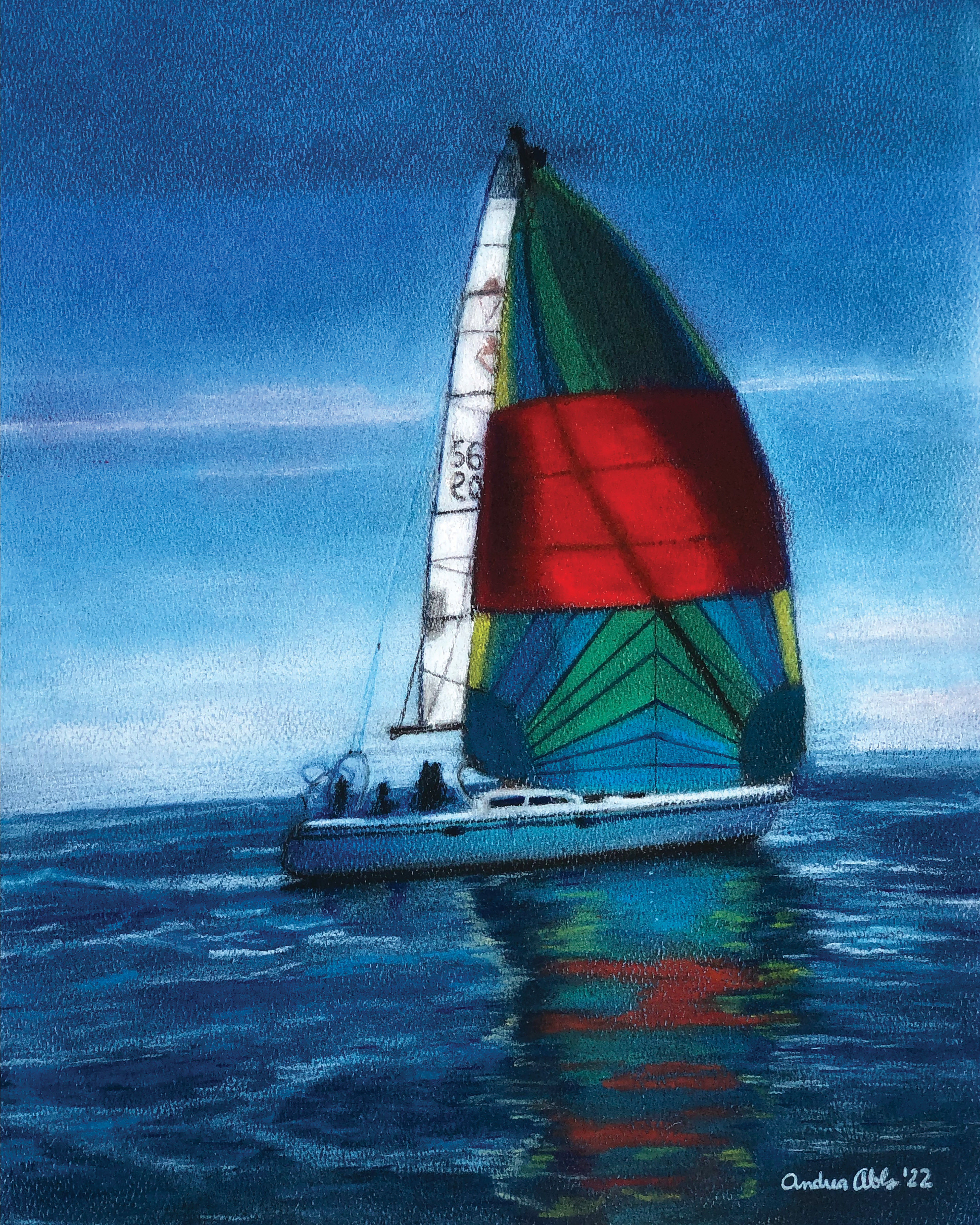 Sail Race Reflections - Newport Beach, CA