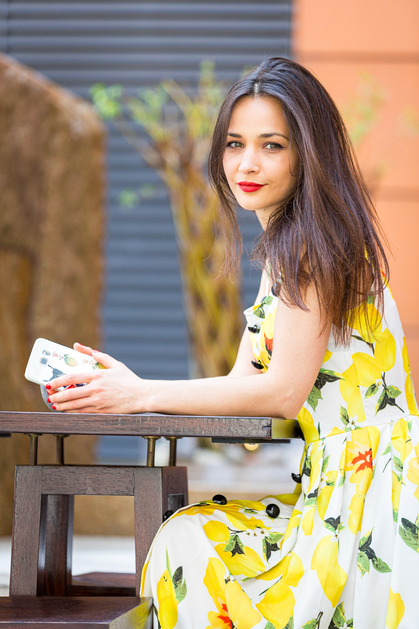 Georgiana Ciornei of The Fashion Morning wearing Dolce &amp; Gabbana