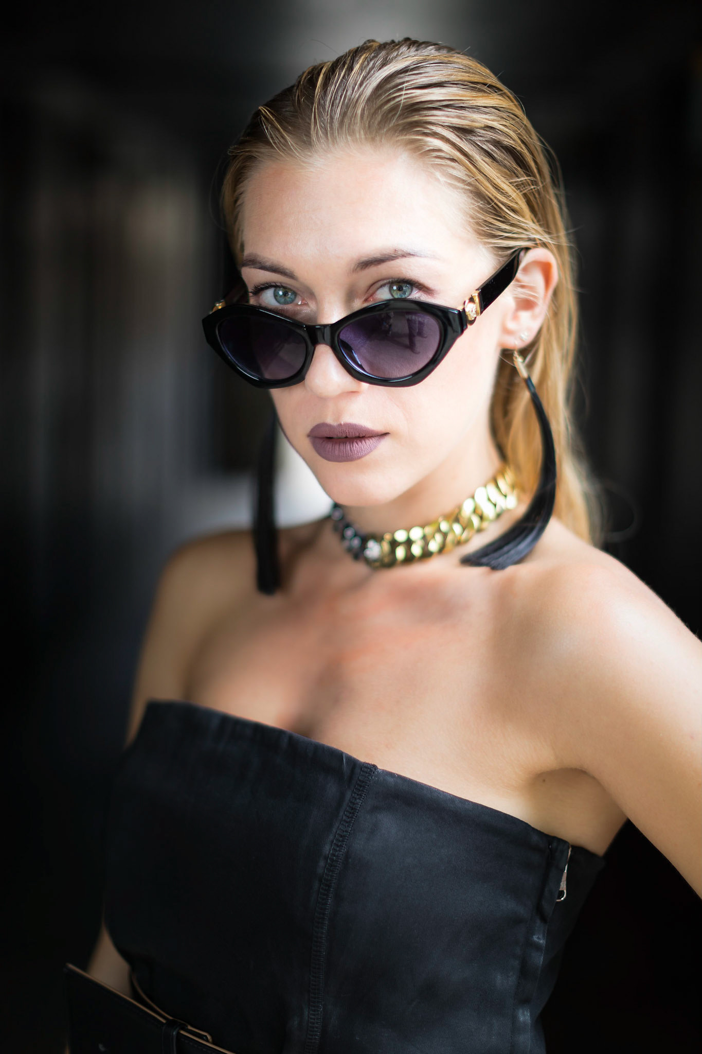 All in black at Mens Fashion Week