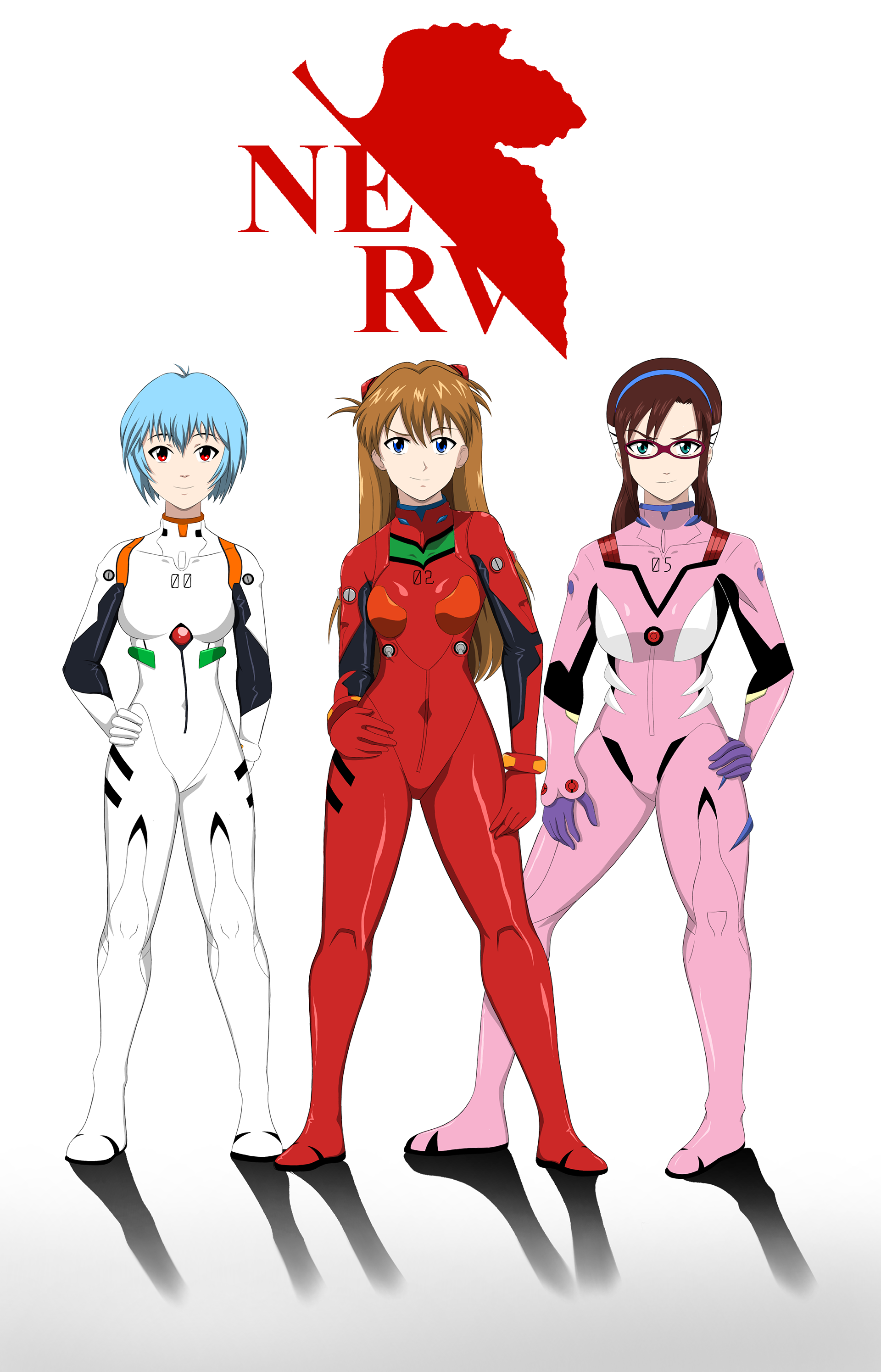 Rei, Asuka & Mai