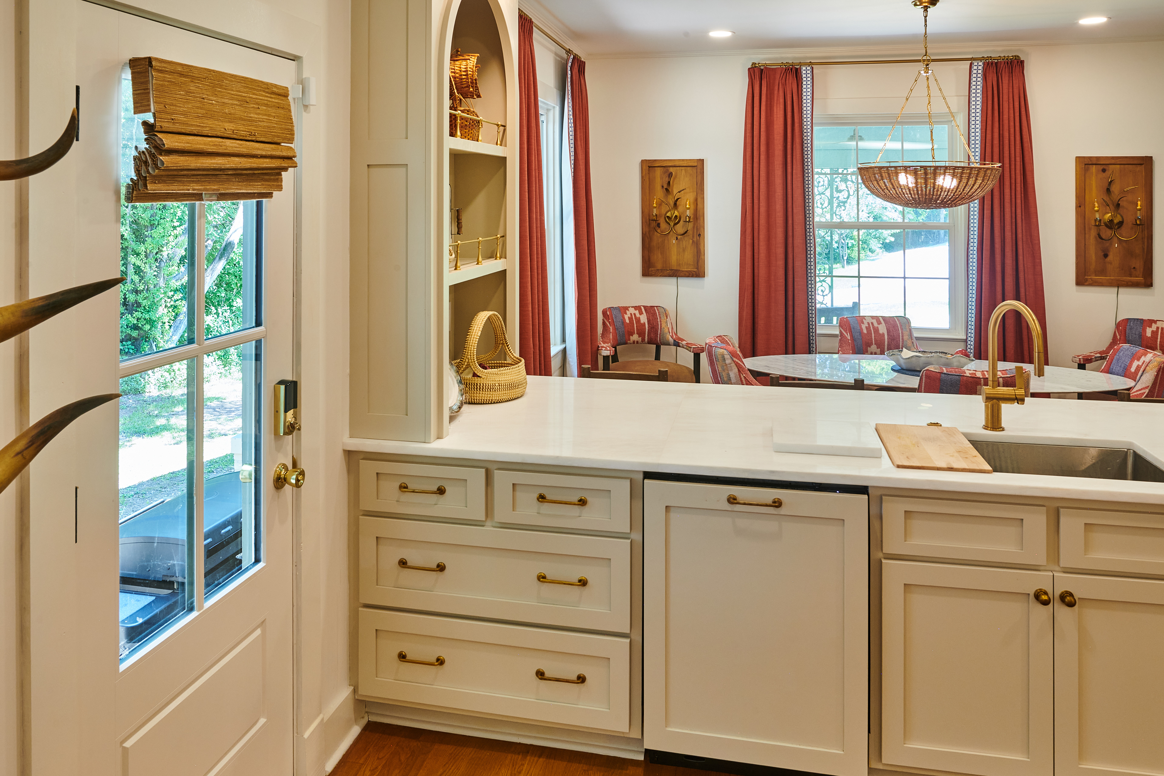 View of Dining Room from Kitchen