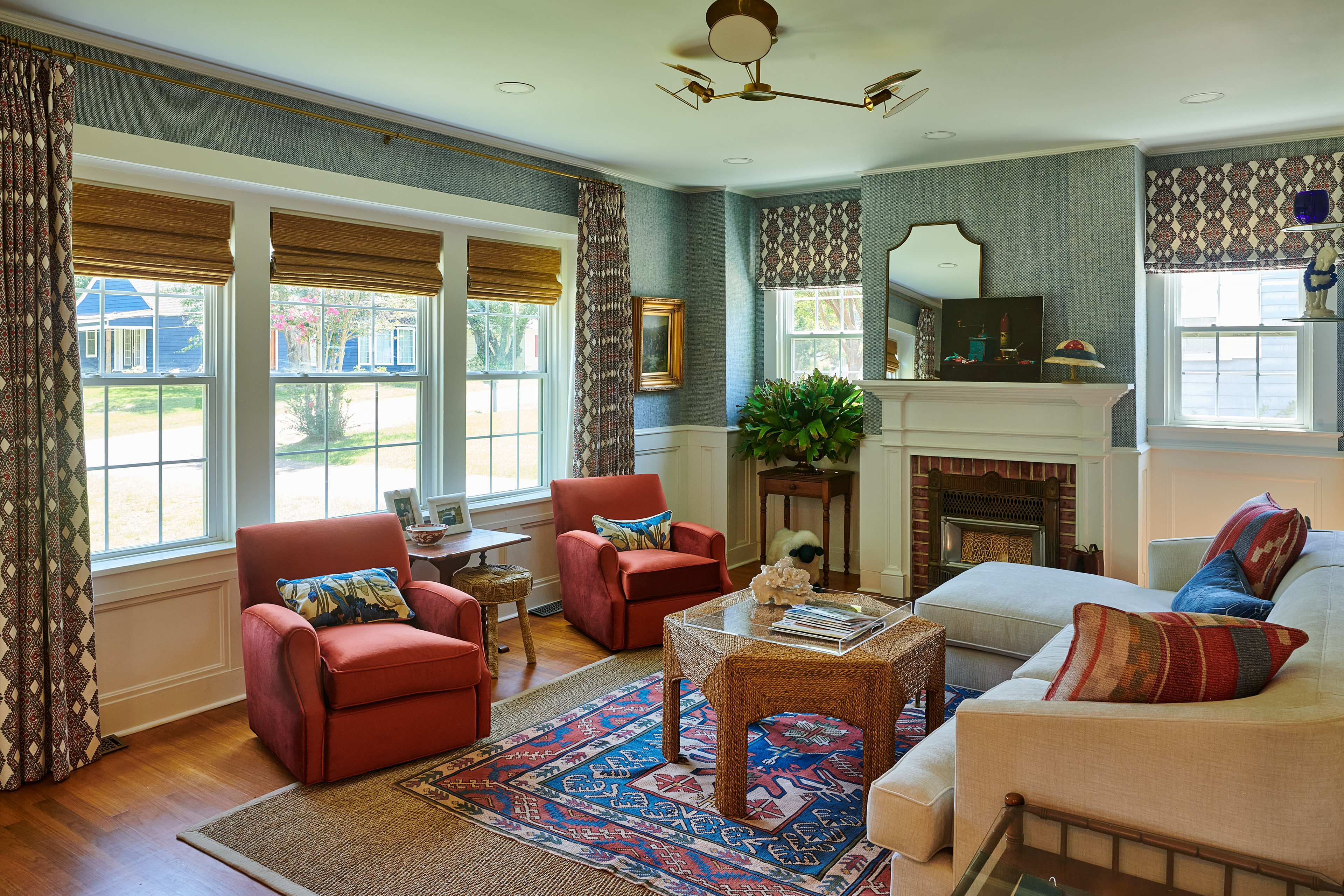 View of Living Room by front door