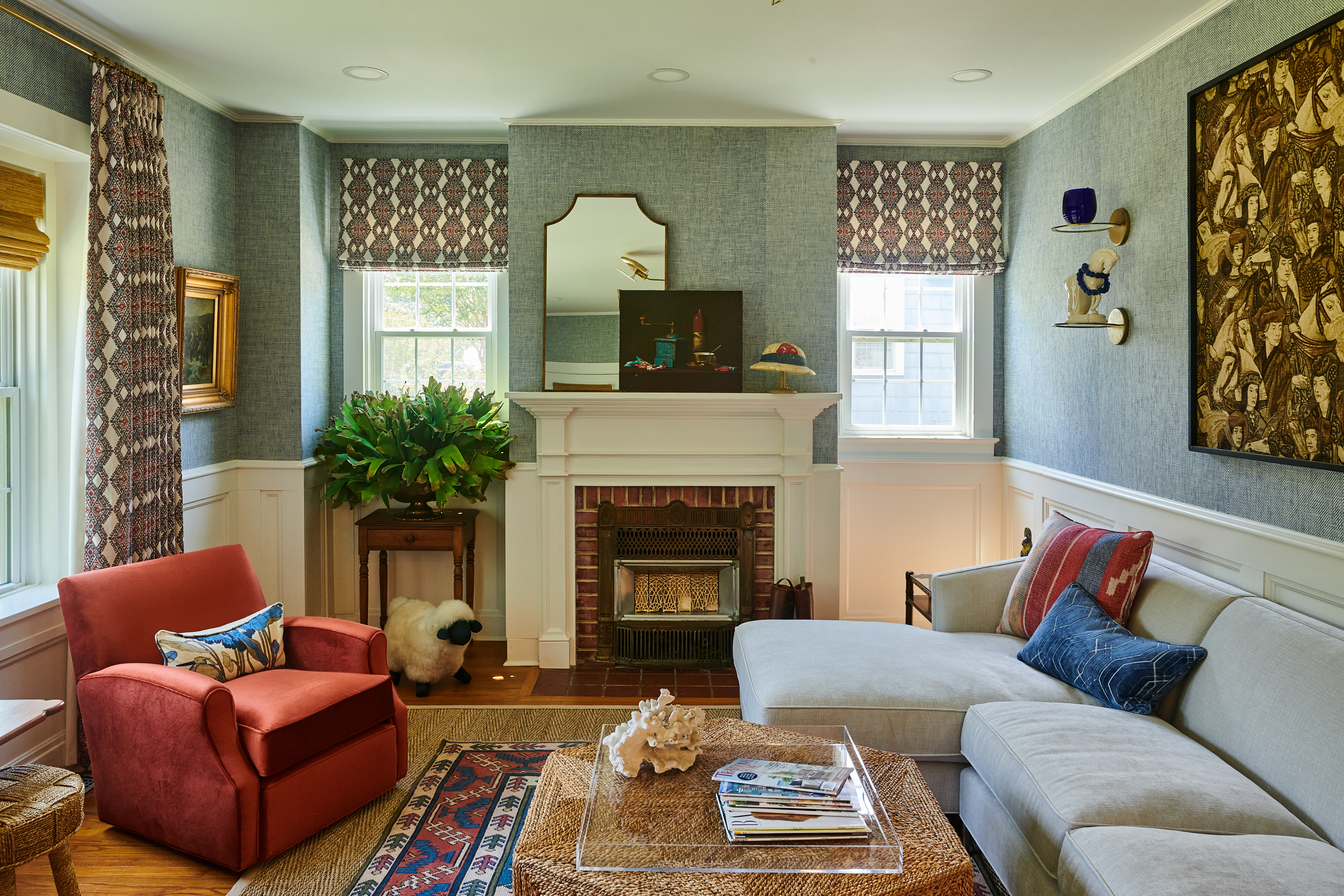 View of Living Room by Front Door