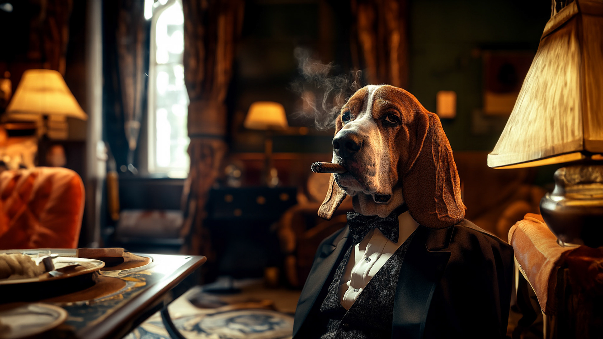 CHARACTER DESIGN | The DogFather | Concept Art | AI & Photoshop