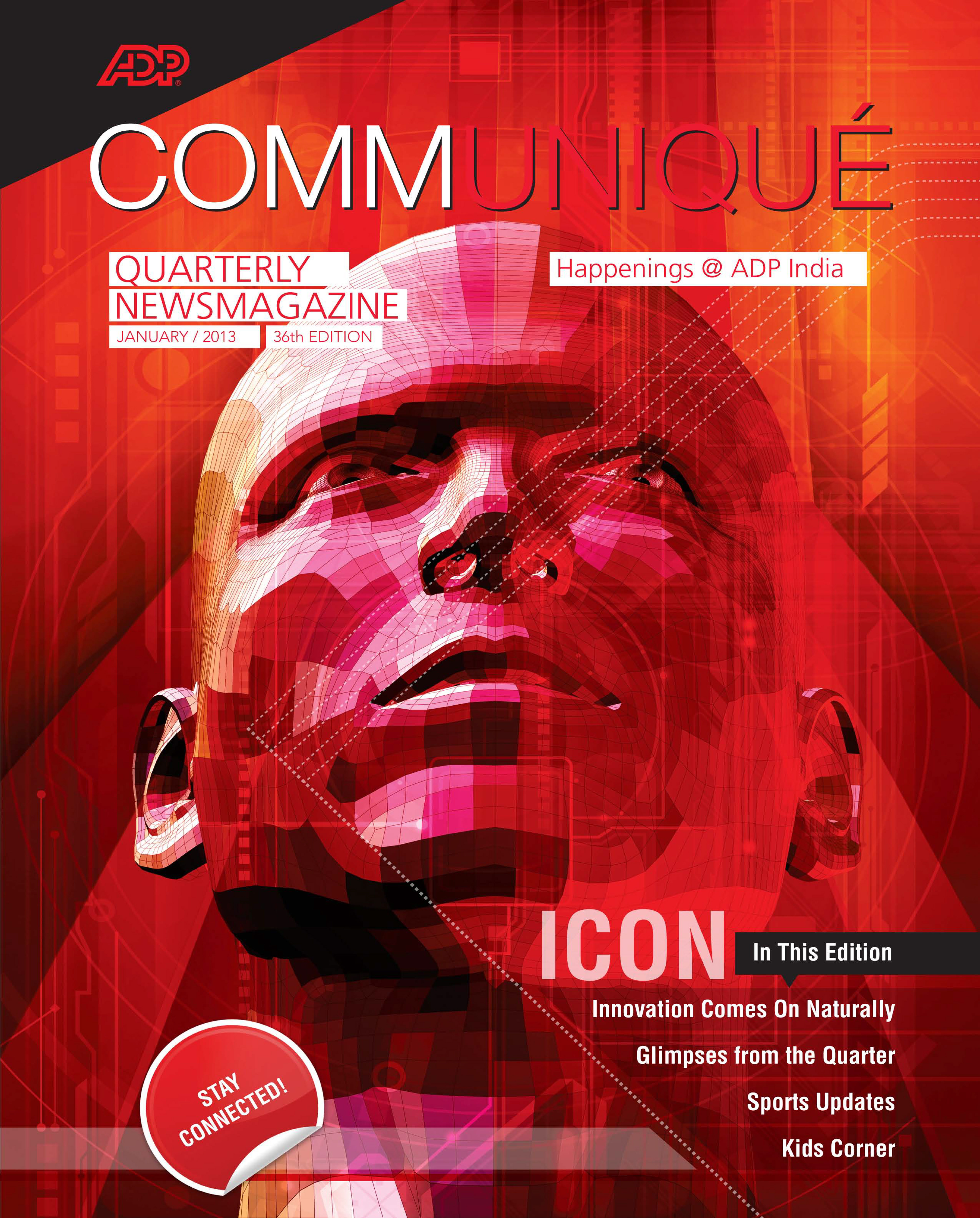 ADP | Corporate Identity | Print Design for Quarterly News Magazine