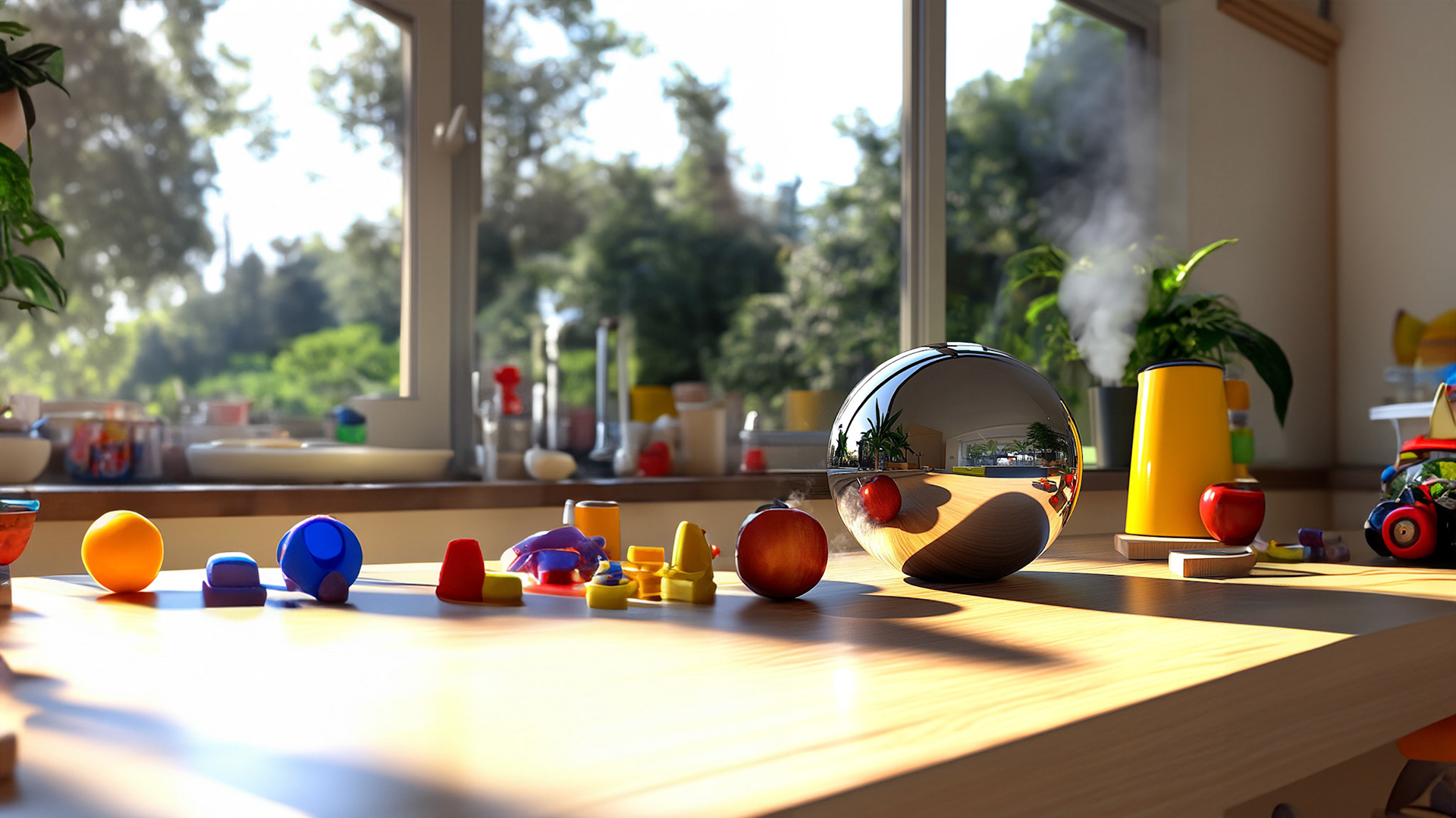 PHOTOREAL ENVIRONMENTS | Scandinavian Kitchen | Concept Art | AI & Photoshop
