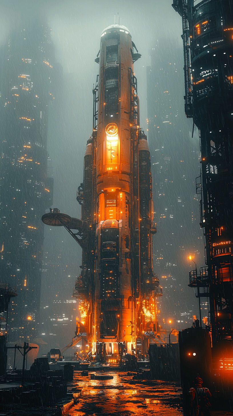 CYBERPUNK ENVIRONMENTS | Dystopian, Noir | Concept Art | AI