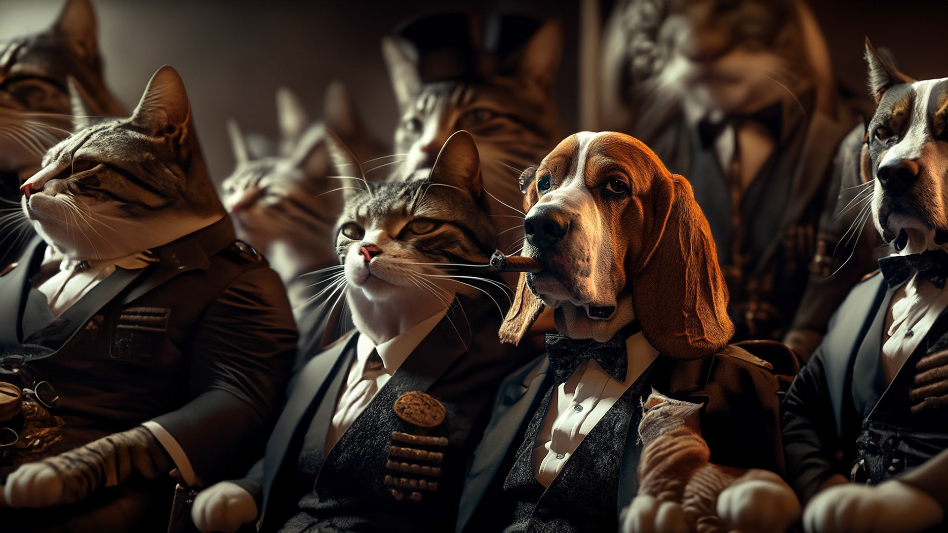 CHARACTER DESIGN | The DogFather | Concept Art | AI & Photoshop