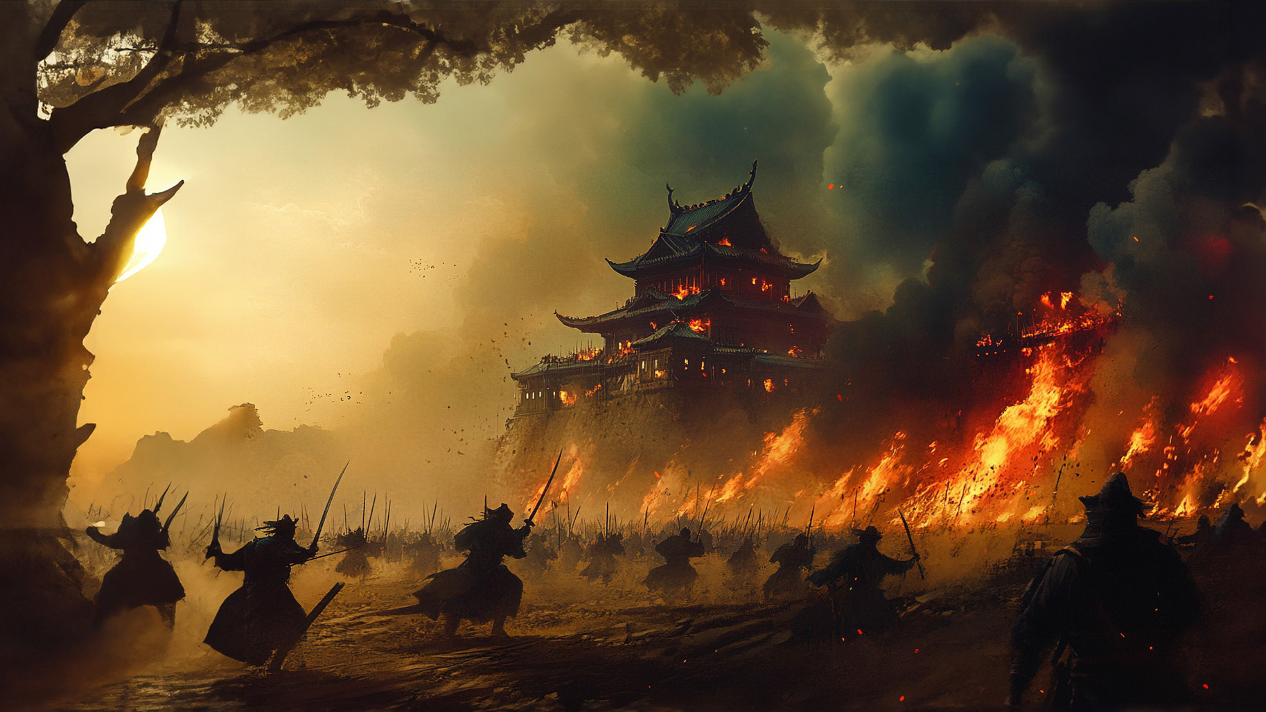 HISTORICALLY ACCURATE ENVIRONMENTS | Feudal Japan | Concept Art | AI & Photoshop