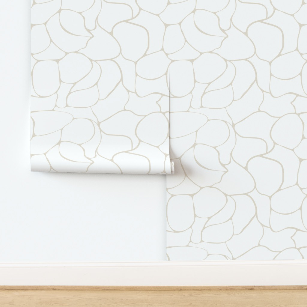 Rock Wall White with Neutral