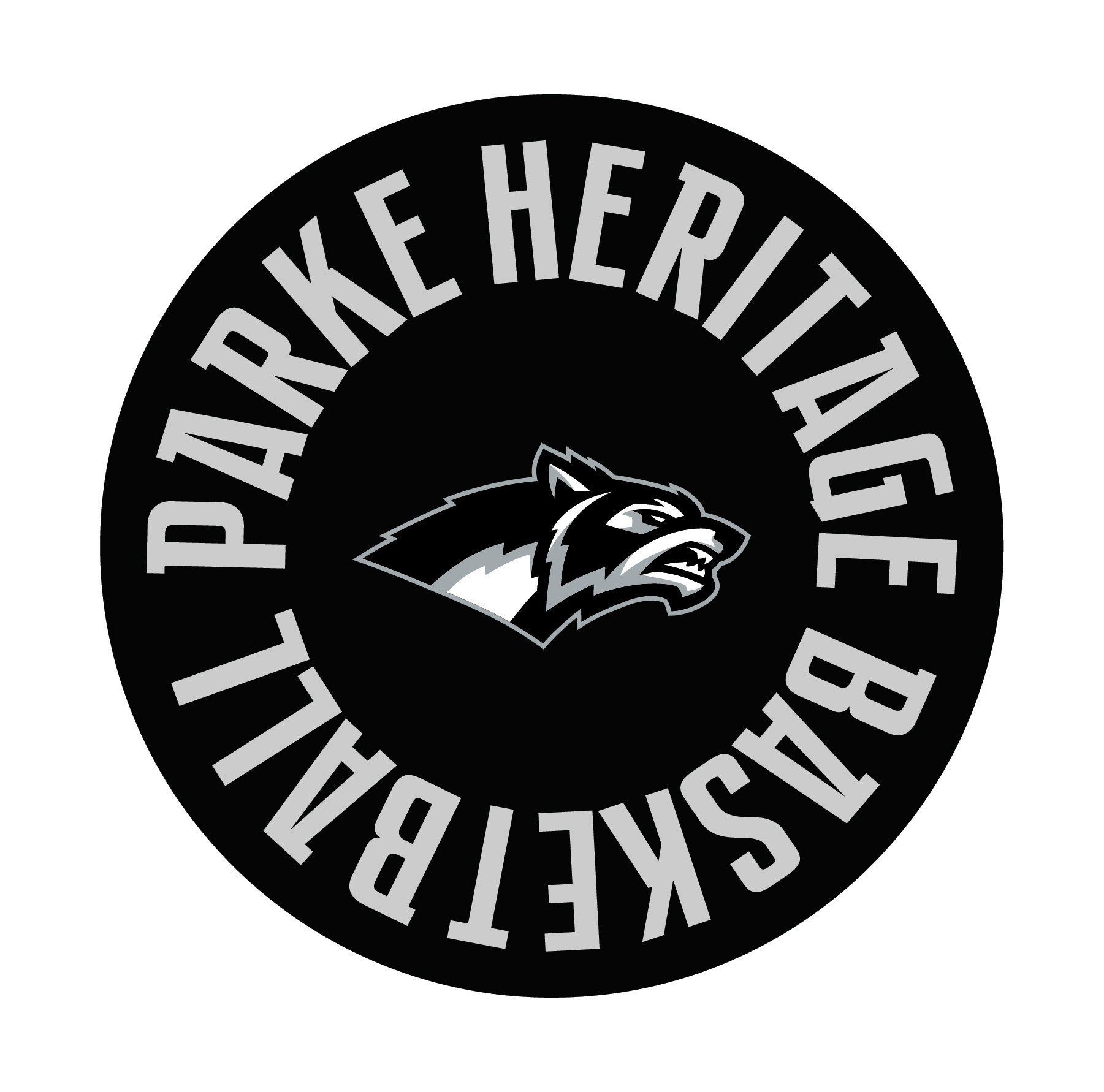 Left chest design of Basketball shirts for Parke Heritage