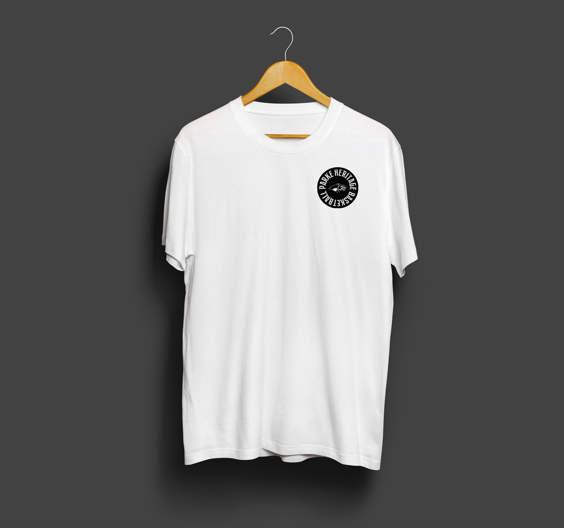 Mockup front design of Basketball shirts for Parke Heritage