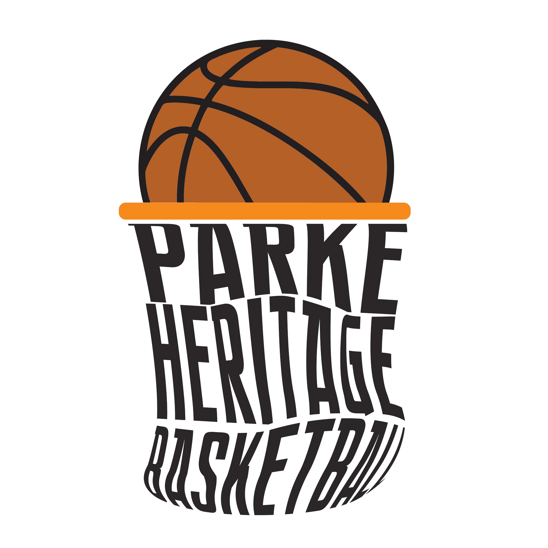 Back design of Basketball shirts for Parke Heritage