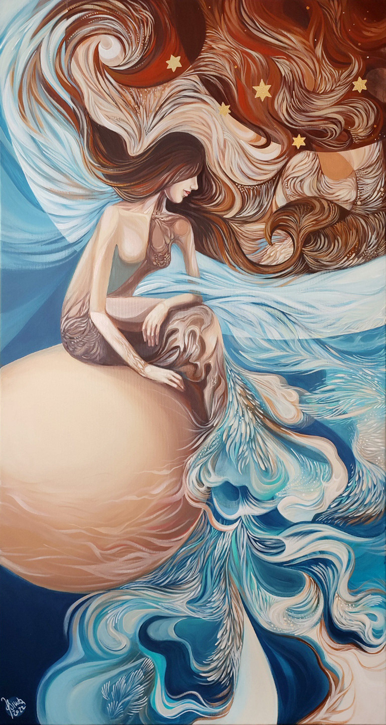 80 x 130 cm "Cassiopea"