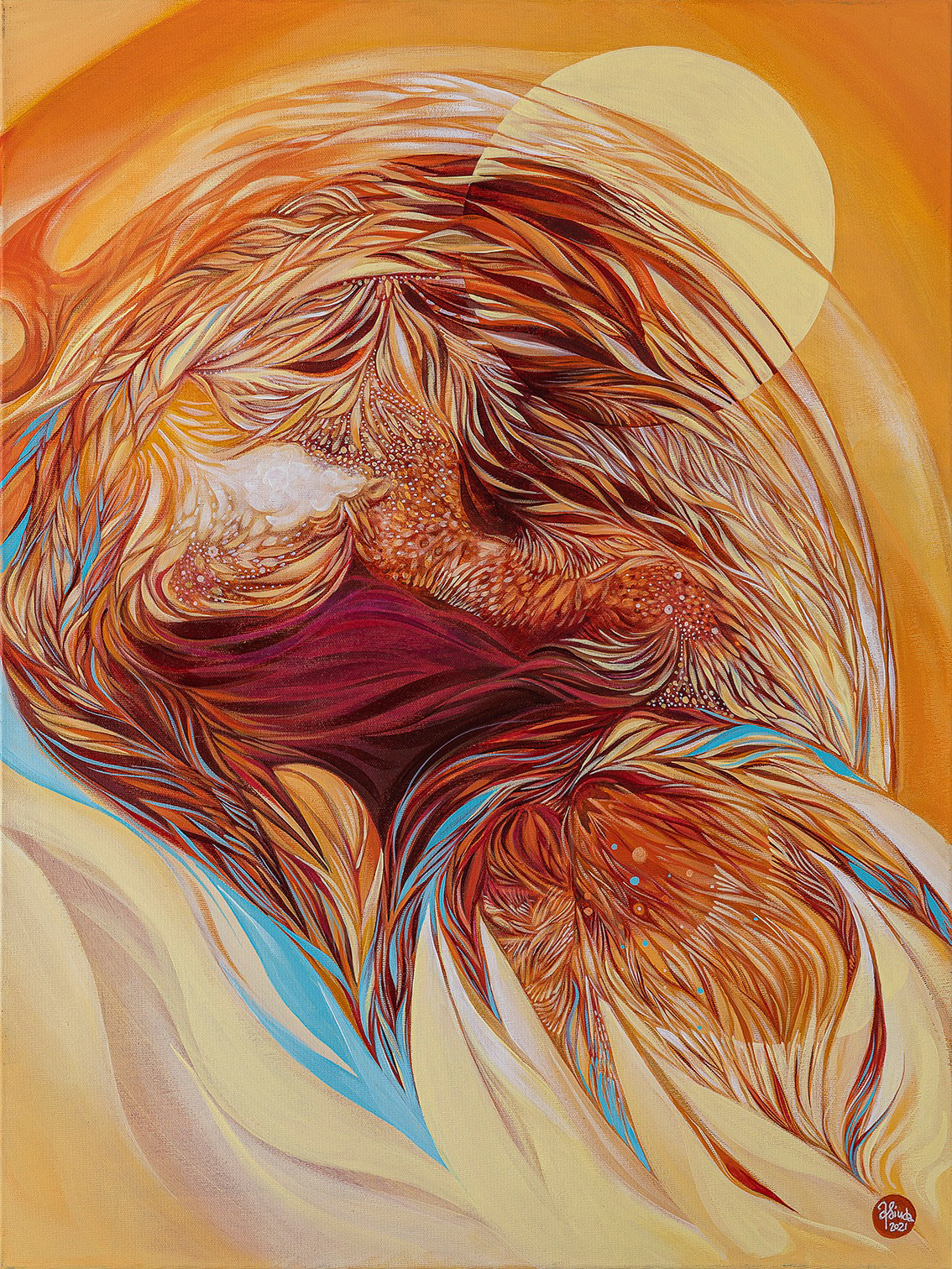60 x 70 cm, "Fuji"