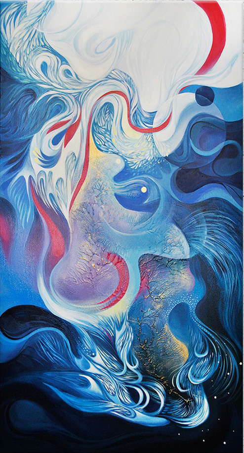 50 x 90 cm "Trzecia galaktyka po prawej