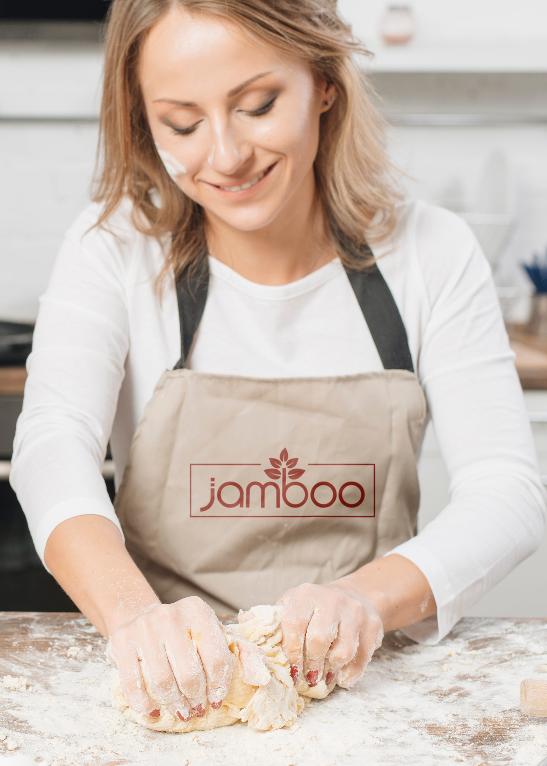 Jamboo apron mockup