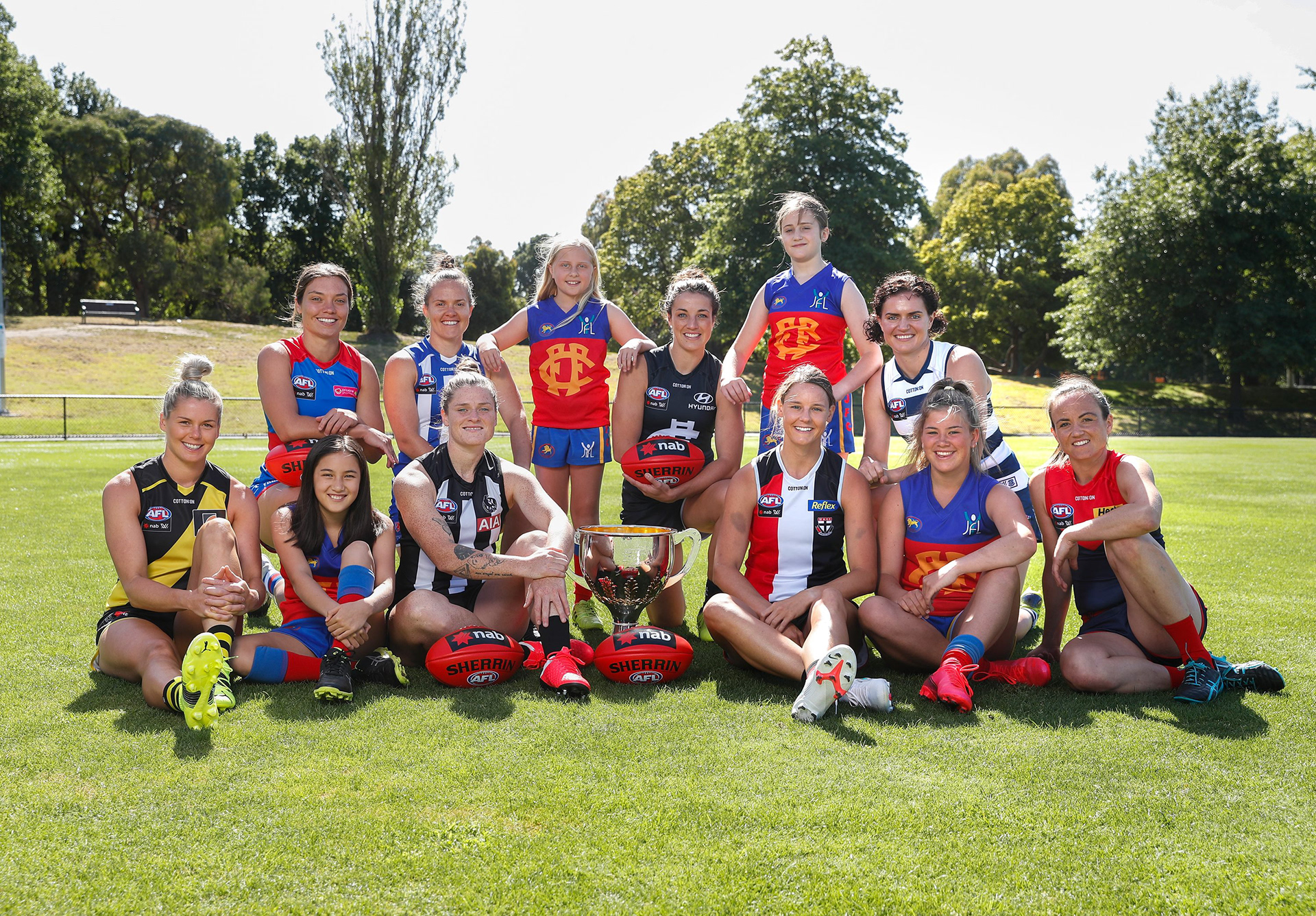 FJFC host the 2021 AFLW season launch. Photo Credit: Michael Willson/AFL Photos
