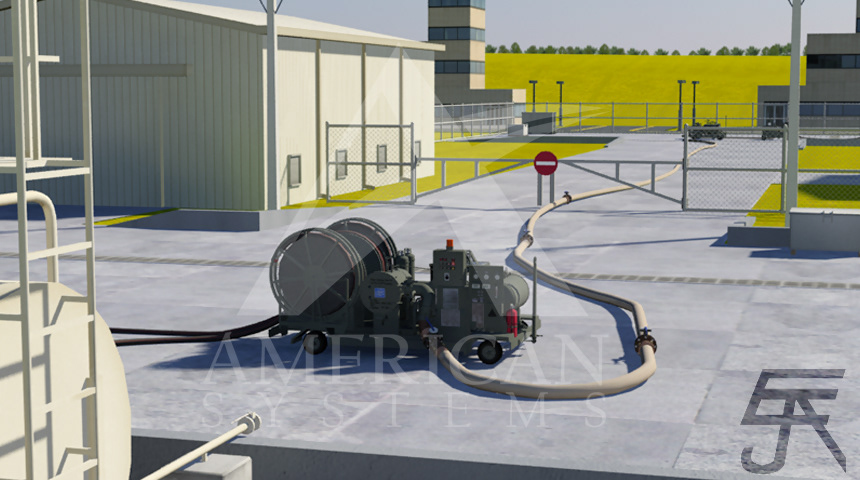 3D render of the R-20 Operational VR Trainer environment