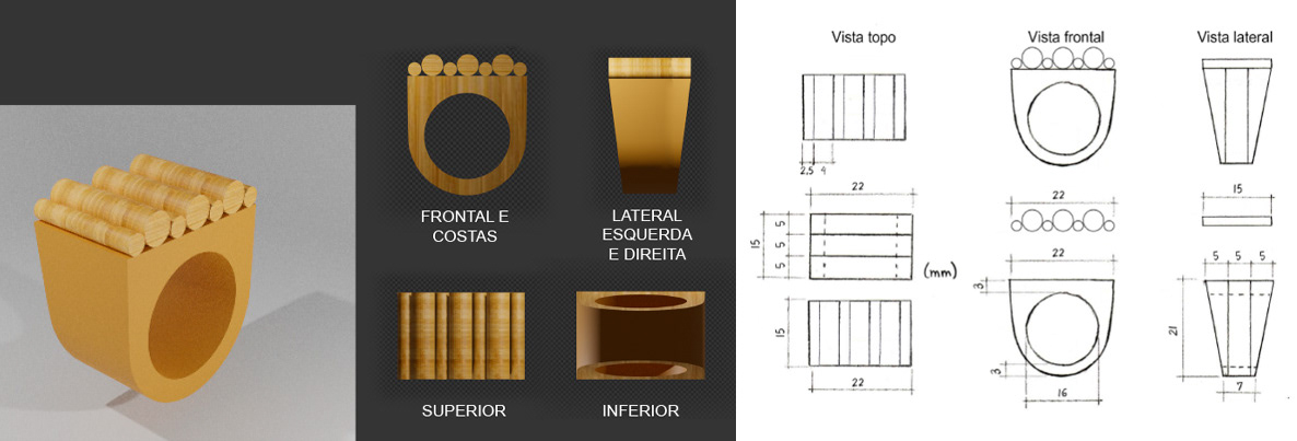 ANEL 2 - Desenho técnico e modelagem 3D