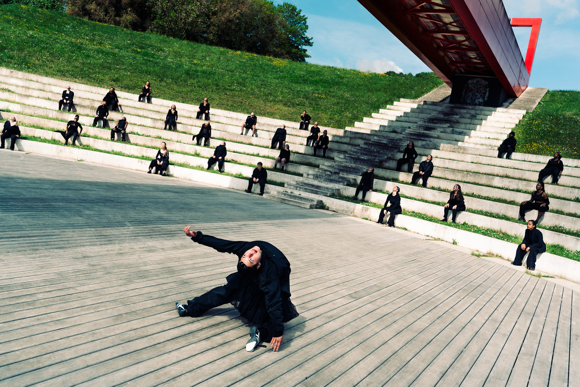 Lignes de Fuite, tournage de danse pour Moovance