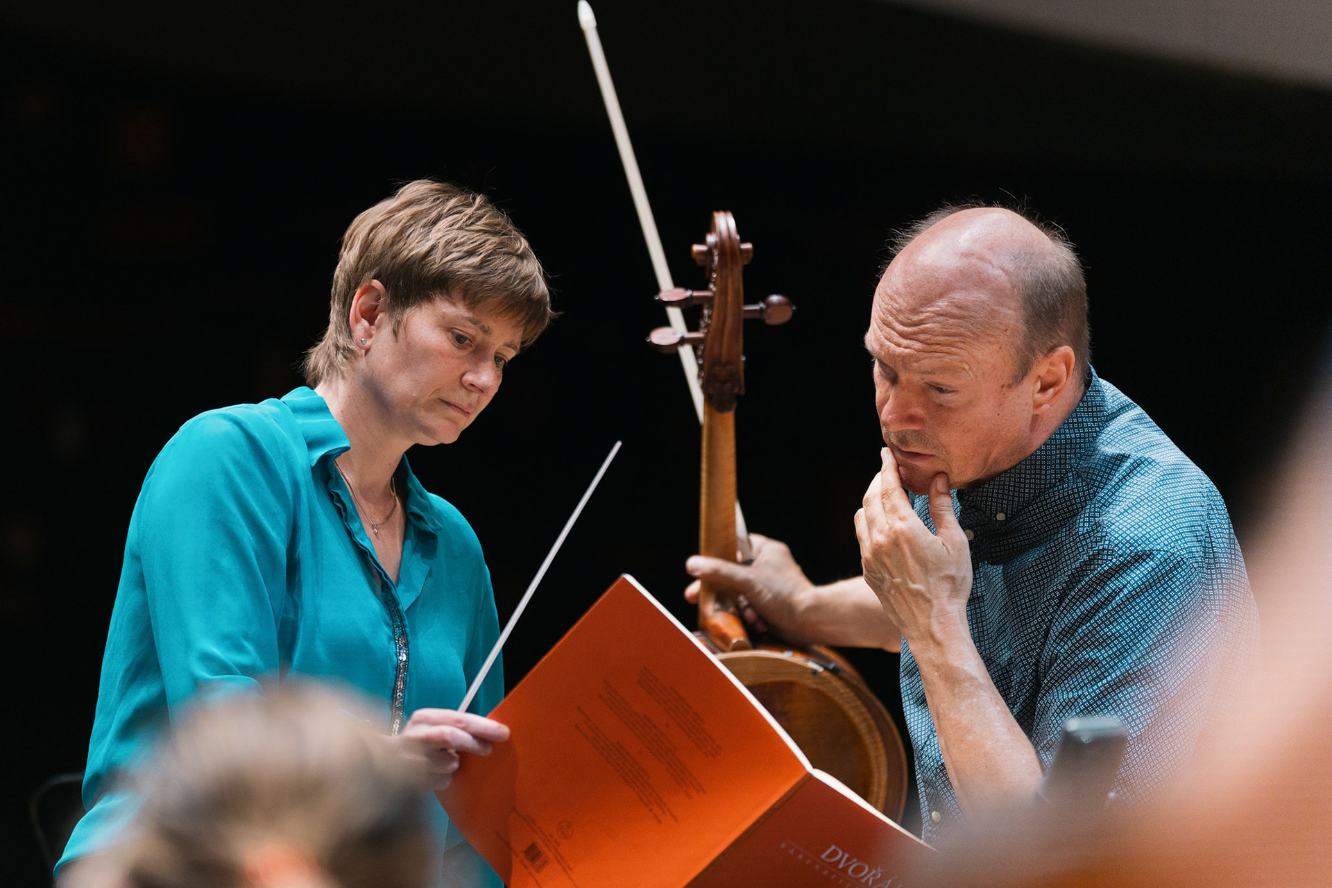 Orchestre de Paris à la Philharmonie de Paris. Anja BihlmaierTruls Mørk - Tower, Dvořák, Tchaïkovski