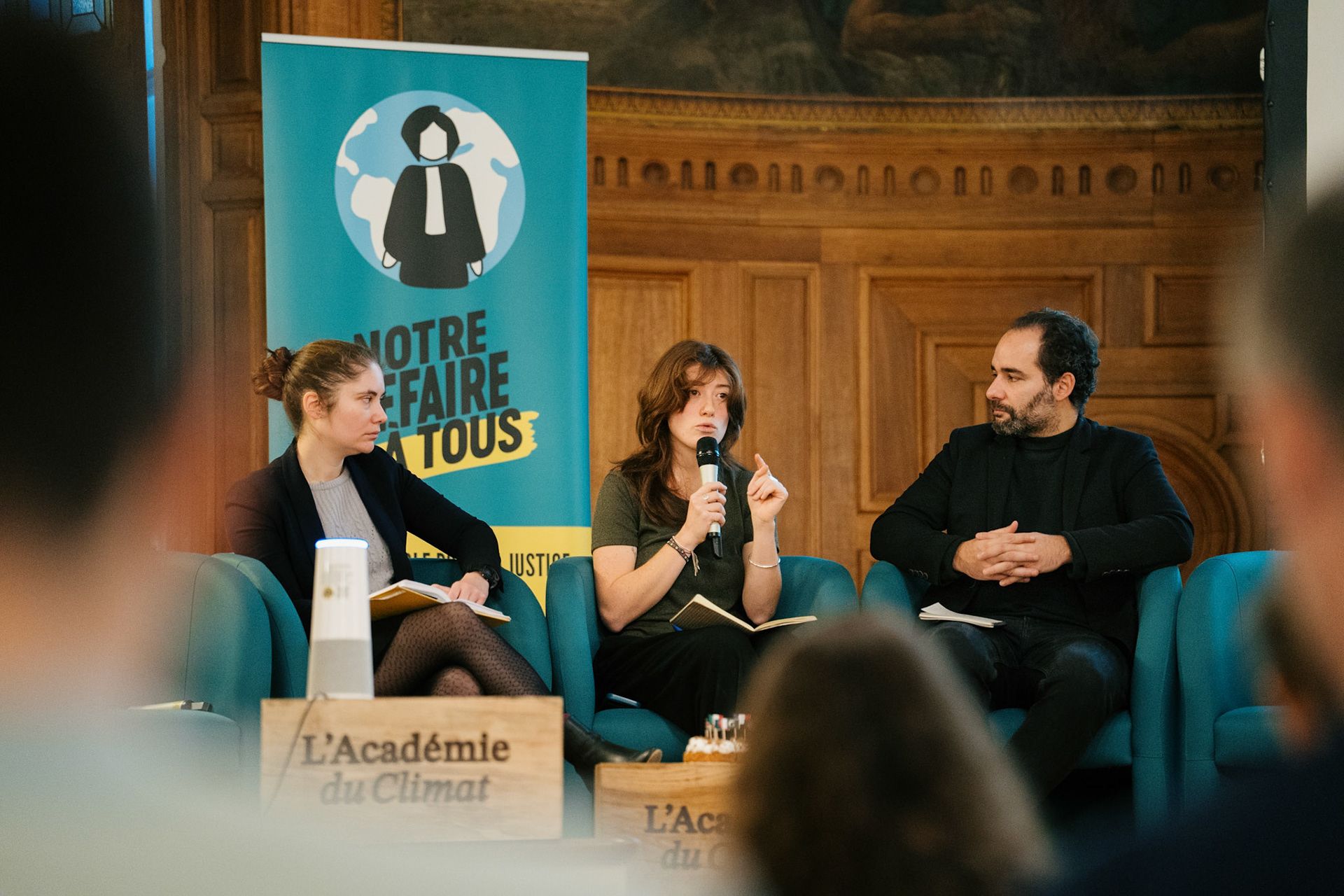 Conférence de presse de Notre Affaire à Tous - annonce du Procès pour la Part Juste à l'Académie du Climat