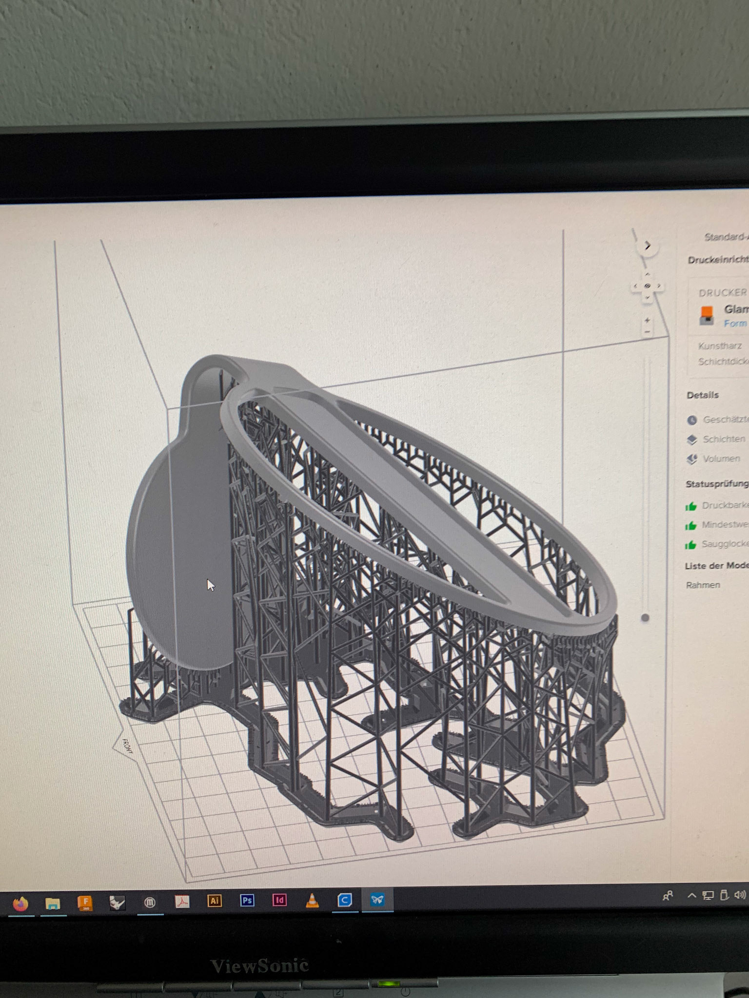 Vorbereitung SLA 3D Druck