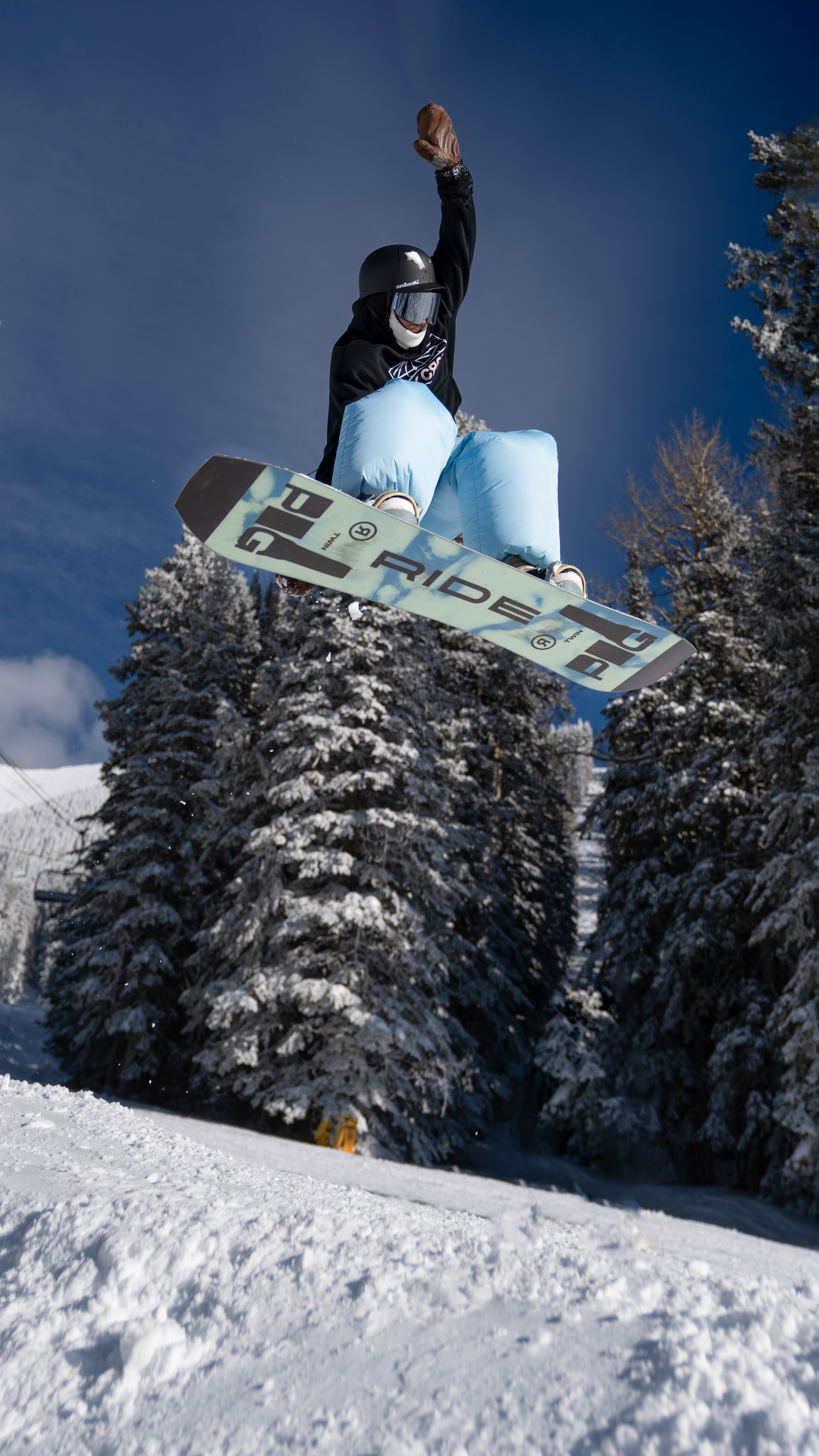 Action Snowboard Shot
