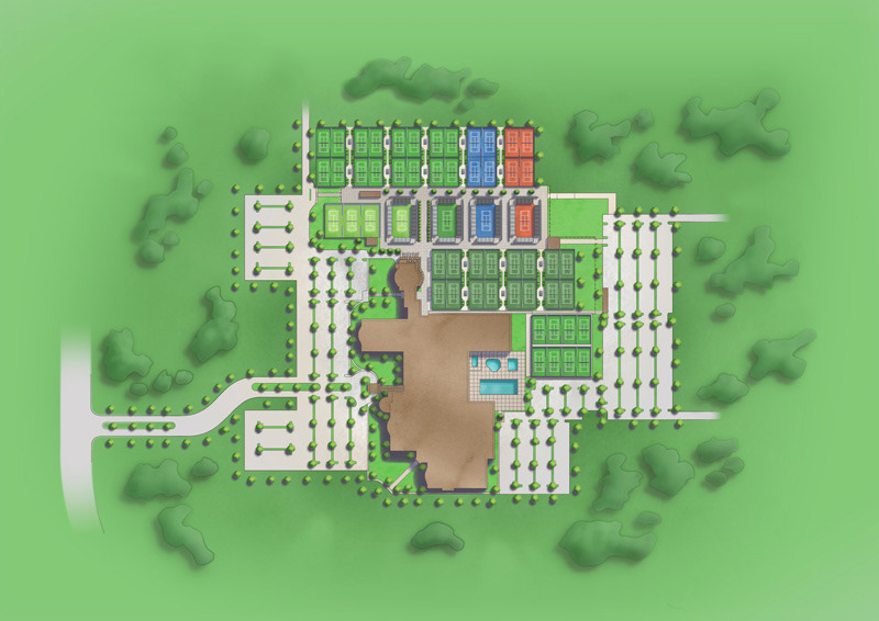 Tennis complex