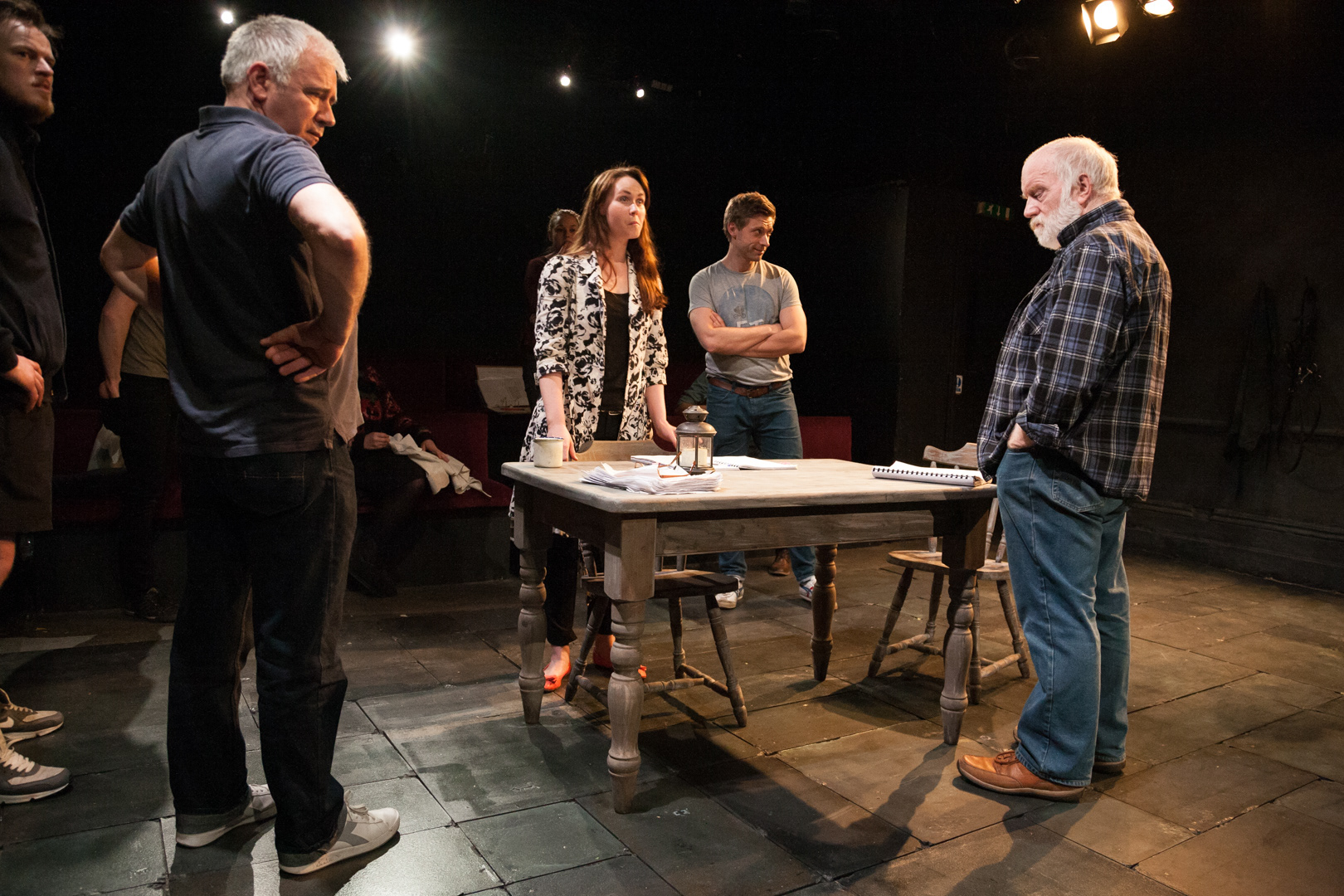 John Ferguson rehearsals at Finborough Theatre