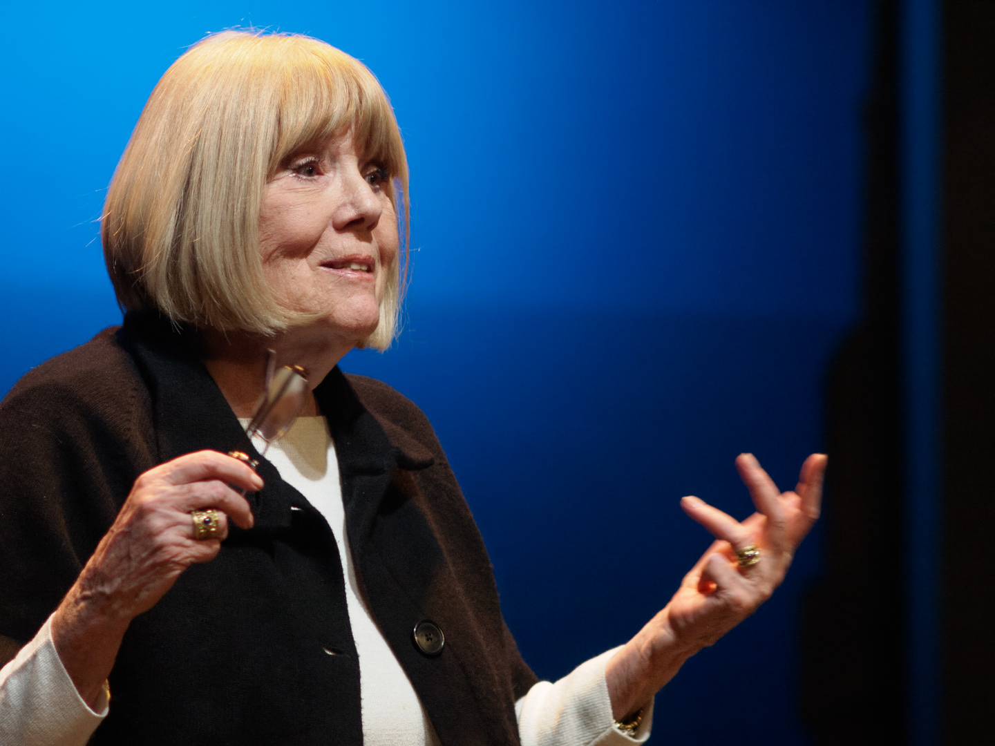Dame Diana Rigg at the Theatre Royal Haymarket