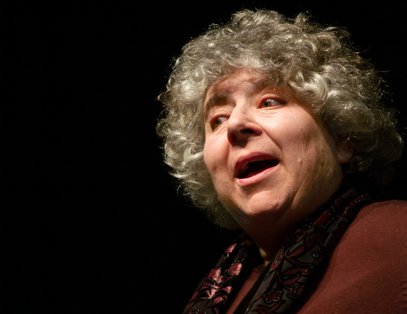 Miriam Margolyes OBE at the Theatre Royal Haymarket