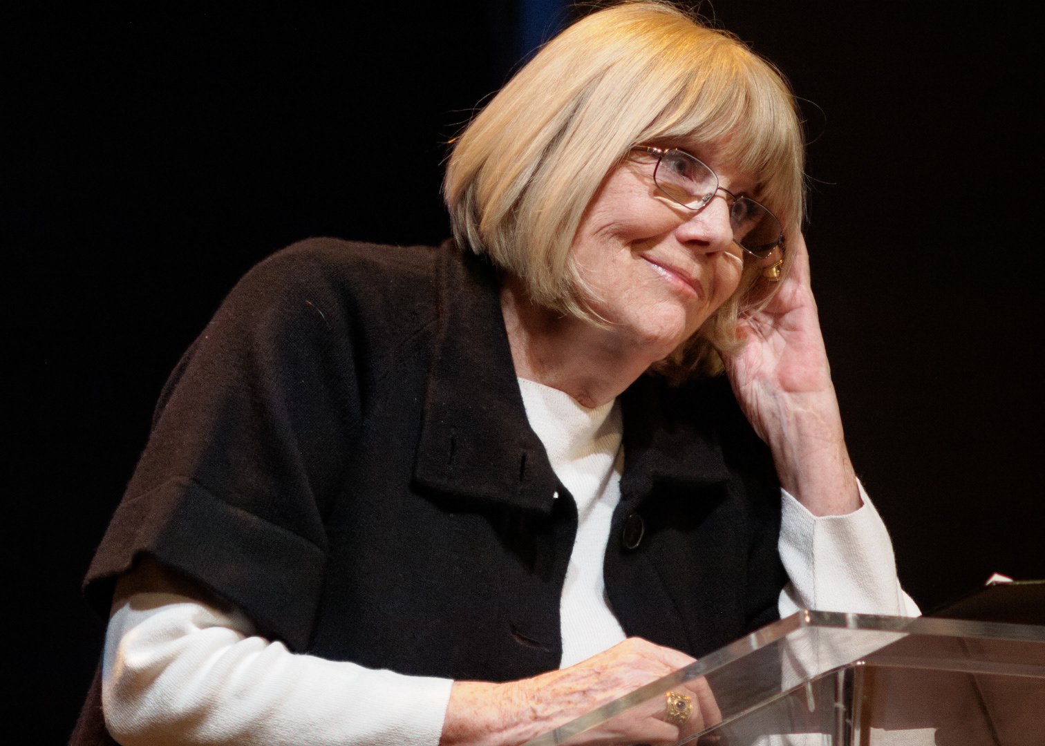 Dame Diana Rigg at the Theatre Royal Haymarket