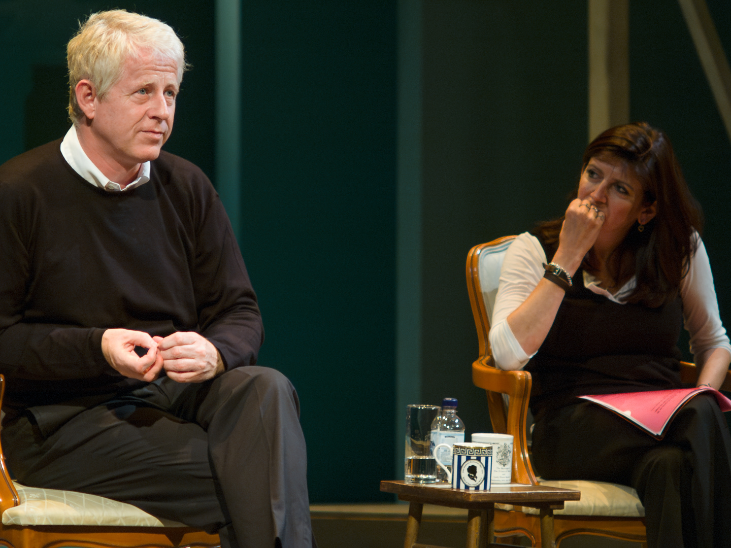 Richard Curtis and Emma Freud at The Theatre Royal Haymarket