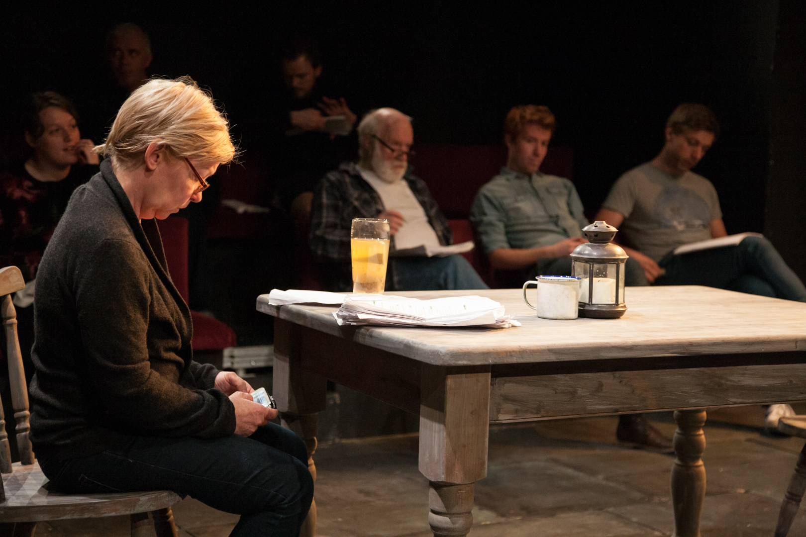 John Ferguson rehearsals at Finborough Theatre