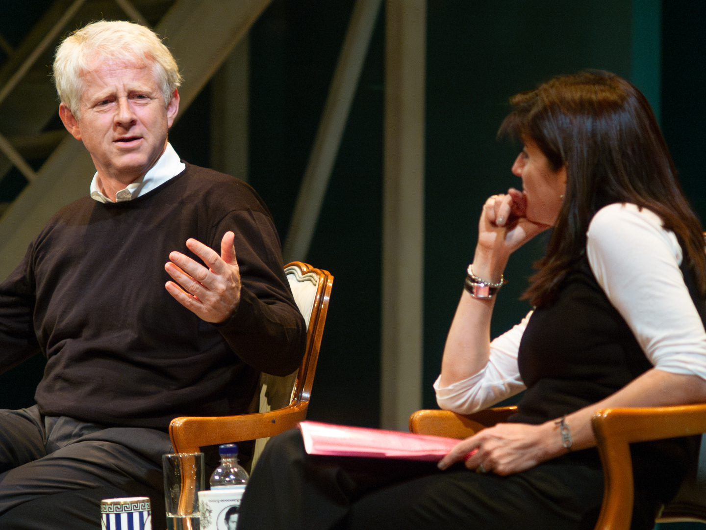 Richard Curtis and Emma Freud at The Theatre Royal Haymarket