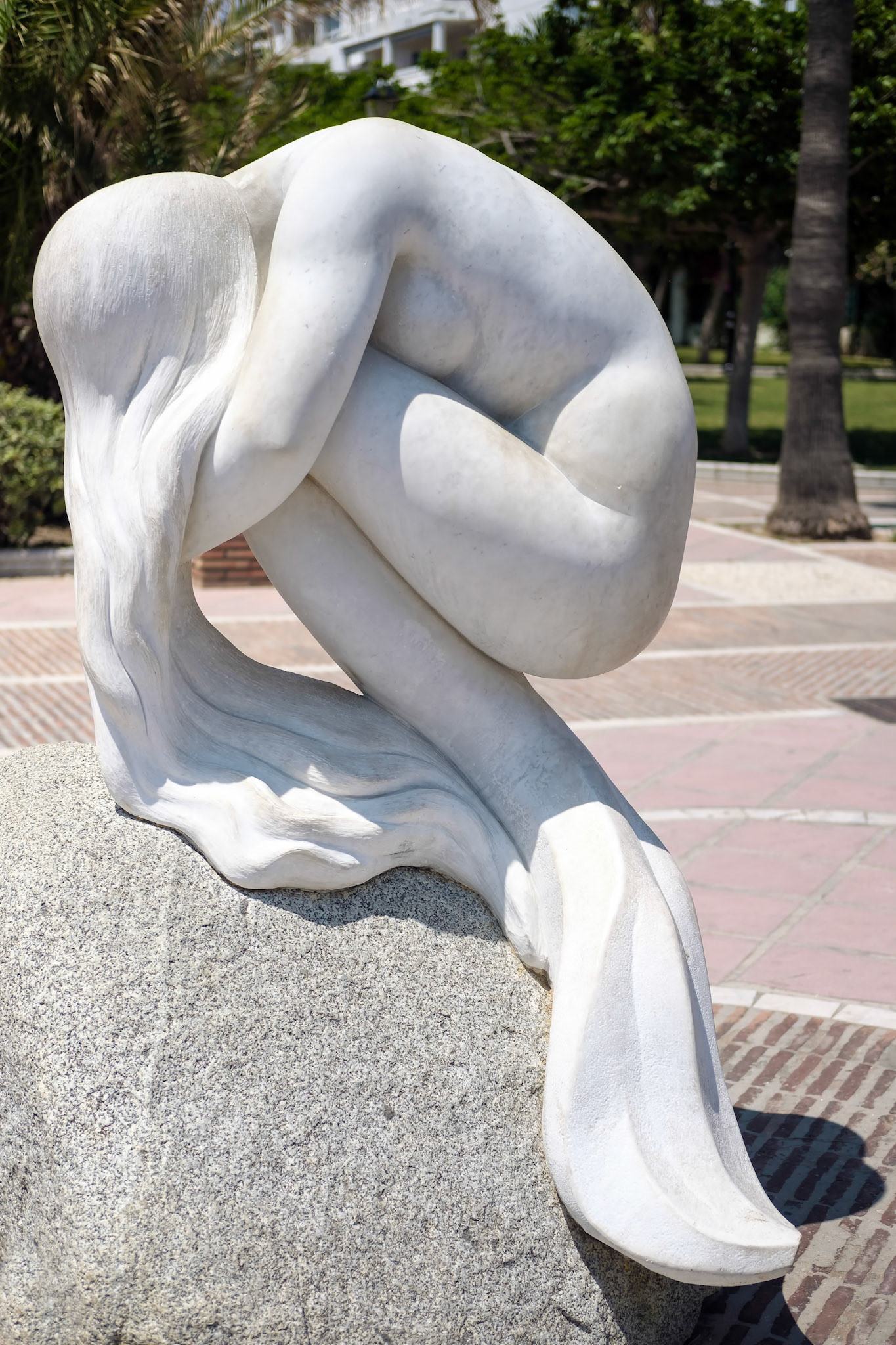 Mermaid Statue La Sirena in Puerto Banus