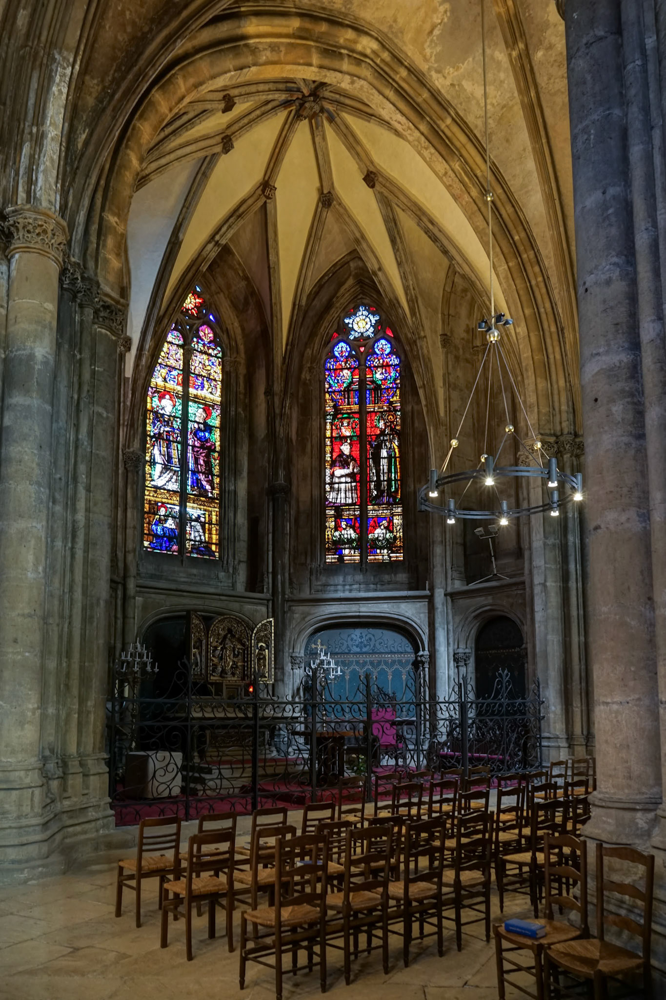 Interior View of Cathedral of Saint-Etienne in Metz