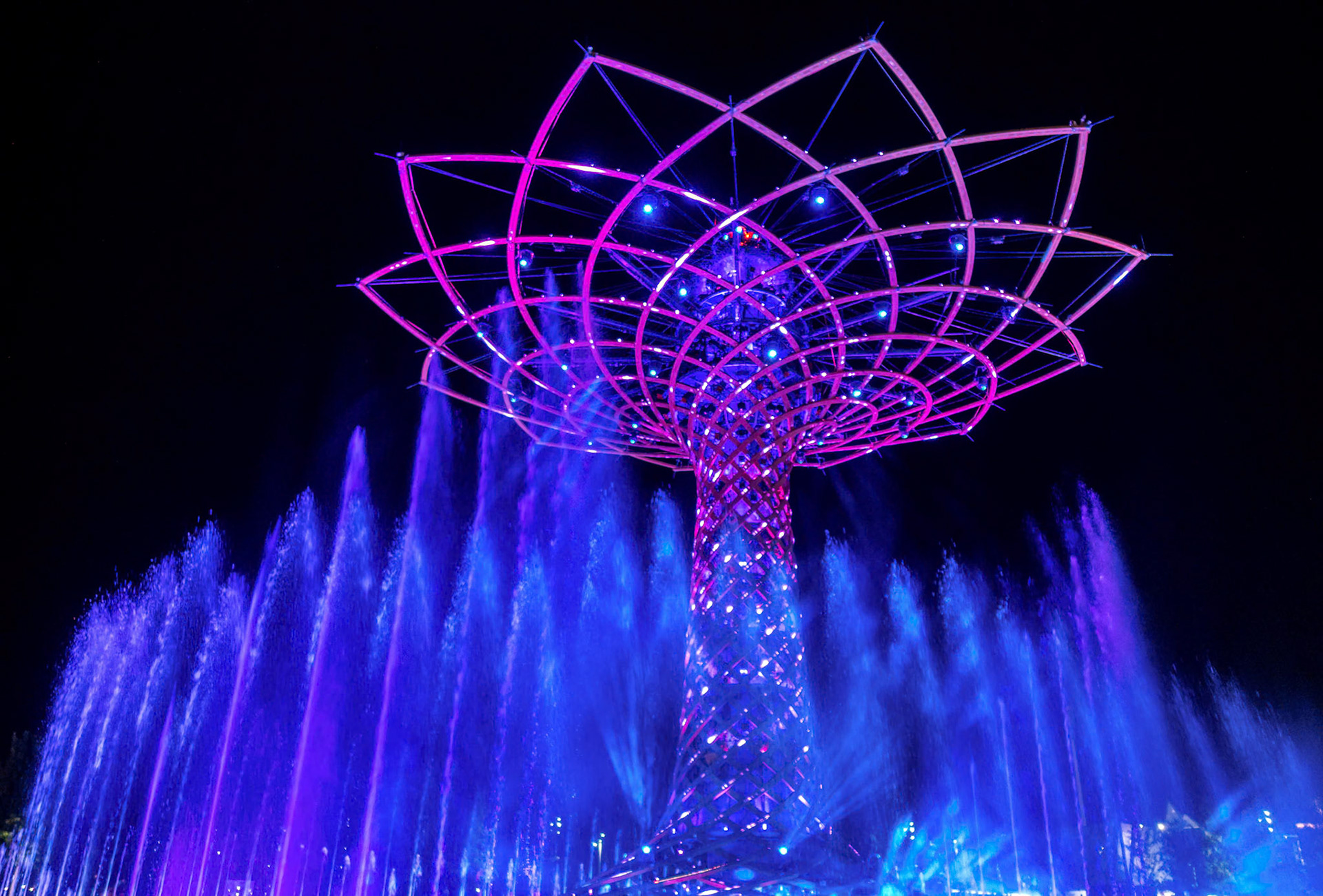 Tree of Life at Expo in Milan Italy