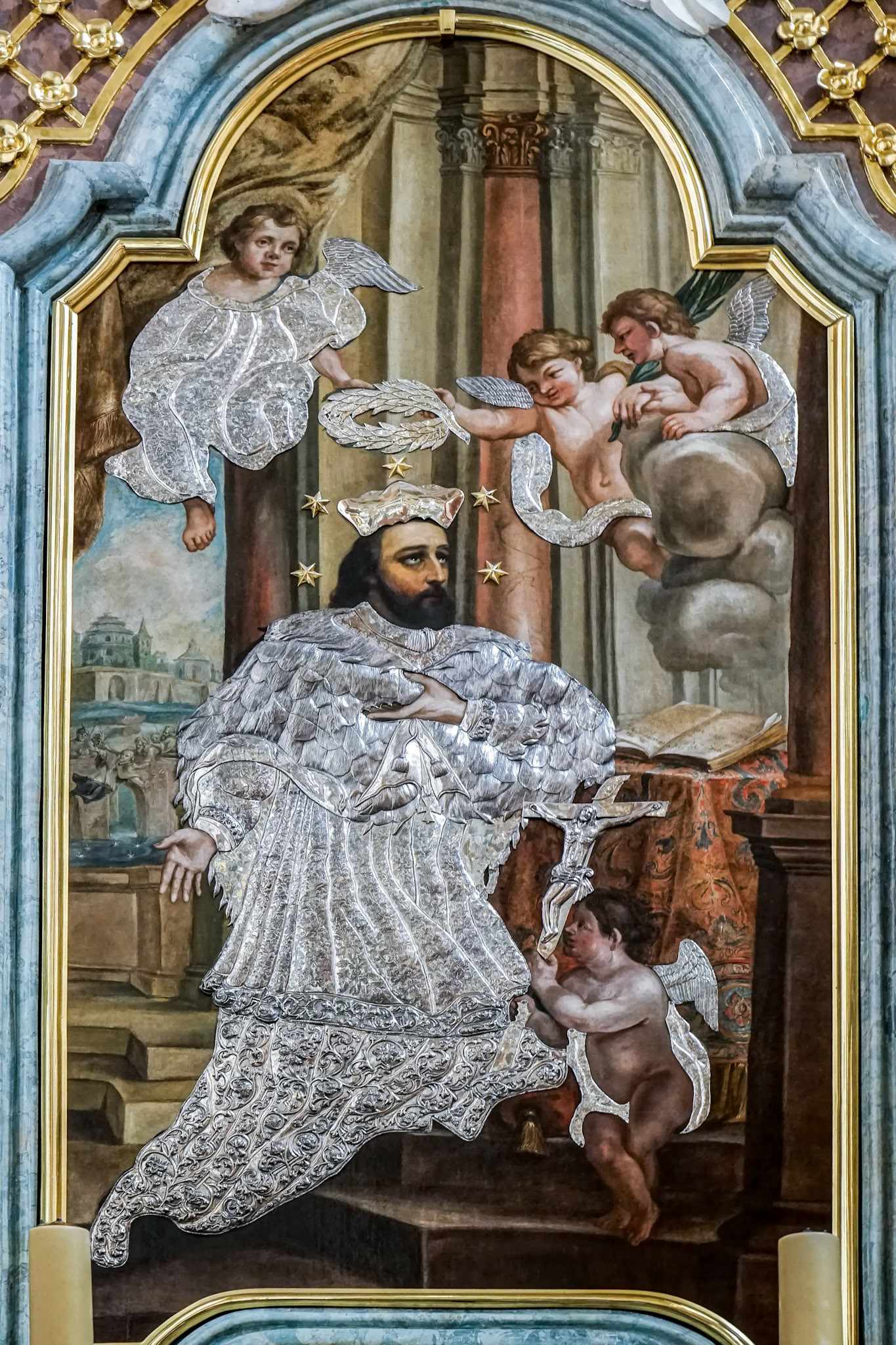 Partial View of the Jasna Gora Monastery in Czestochowa Poland