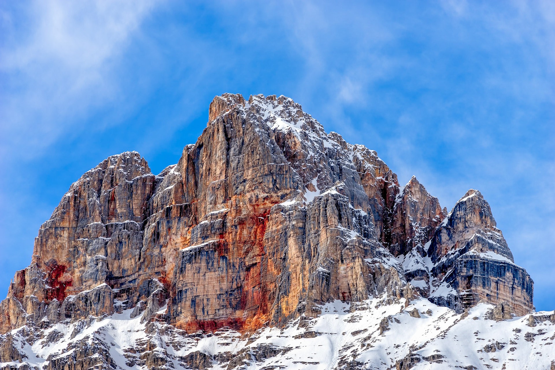 Red Mountain near Cortina d'Ampezzo