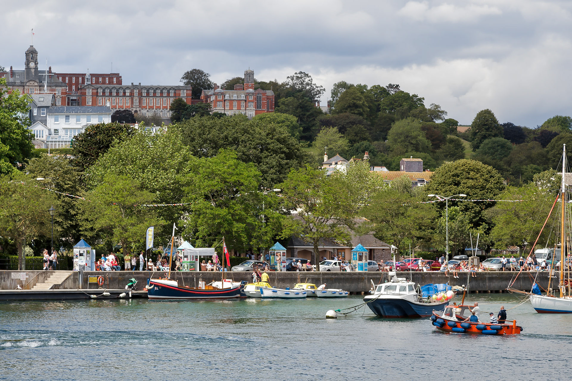 View over the River Dart towards the Royal Naval College